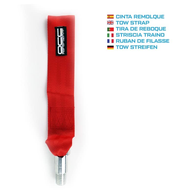 OCC Motorsport OCCRC016 Red Trailer Tape - Heavy Duty Adhesive for Car, Truck & Trailer Decals & Graphics - Perfect for Racing, Off-Road & Automotive Customization