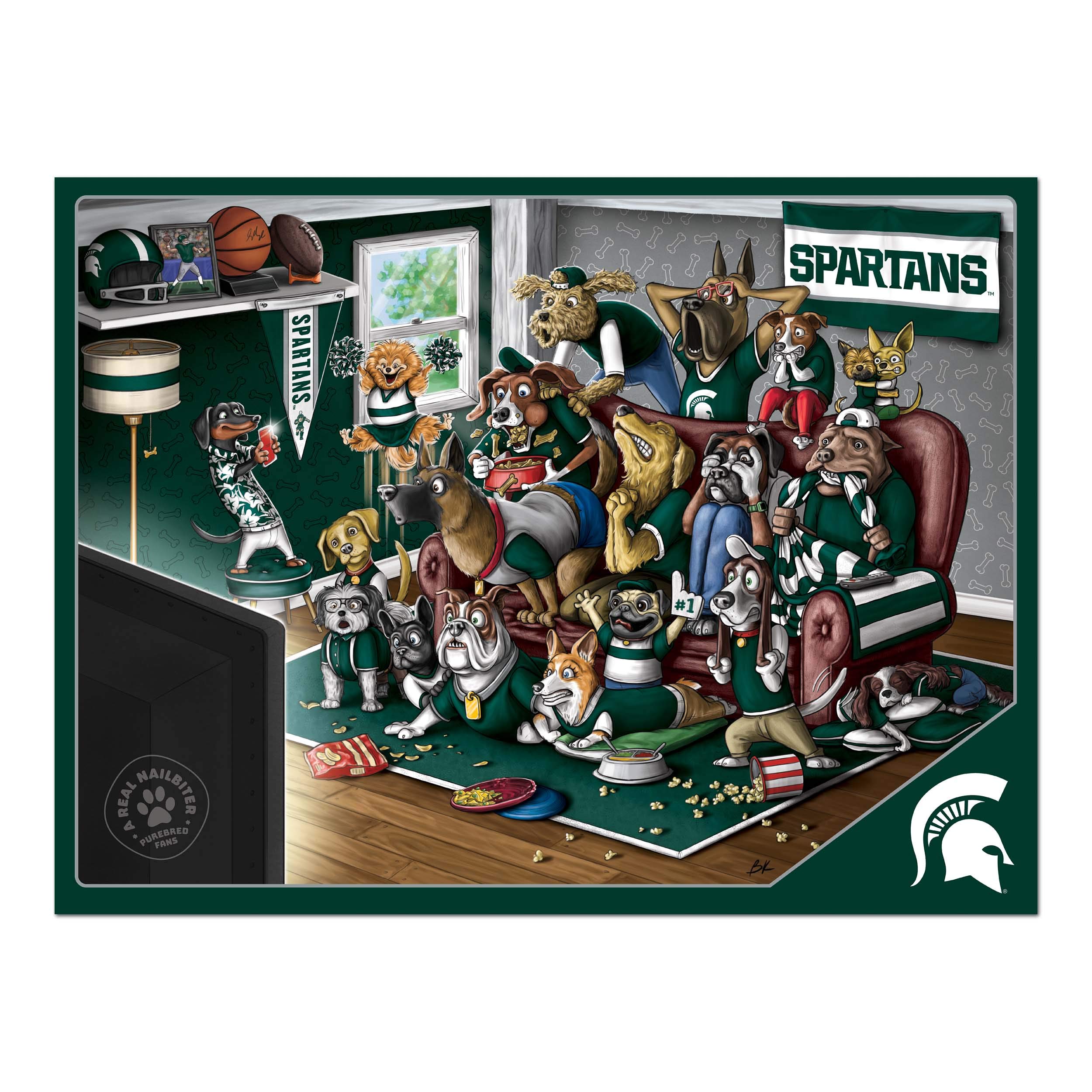 YouTheFan NCAA College Sports Fan Puzzle - 500 Piece Challenging Jigsaw for Game Day Fun & Family Bonding | Perfect for Tailgating, Dorm Decor, and Sports-Themed Parties