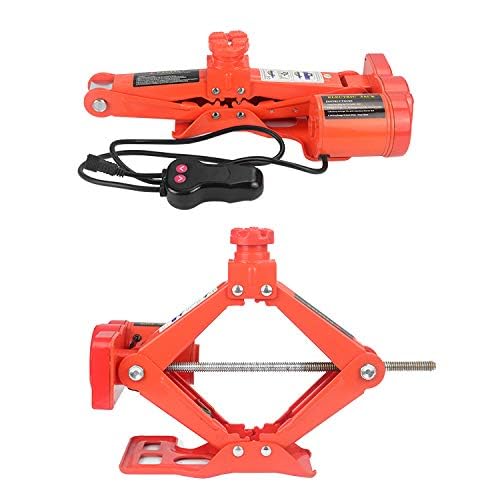 2 Ton Electric Car Floor Jack 12V 100W - Heavy Duty Scissor Lift Jack for SUV, Truck & Auto - Hydraulic Air Inflatable Car Jack Set - Perfect for Garage, Roadside Emergencies & DIY Auto Repairs