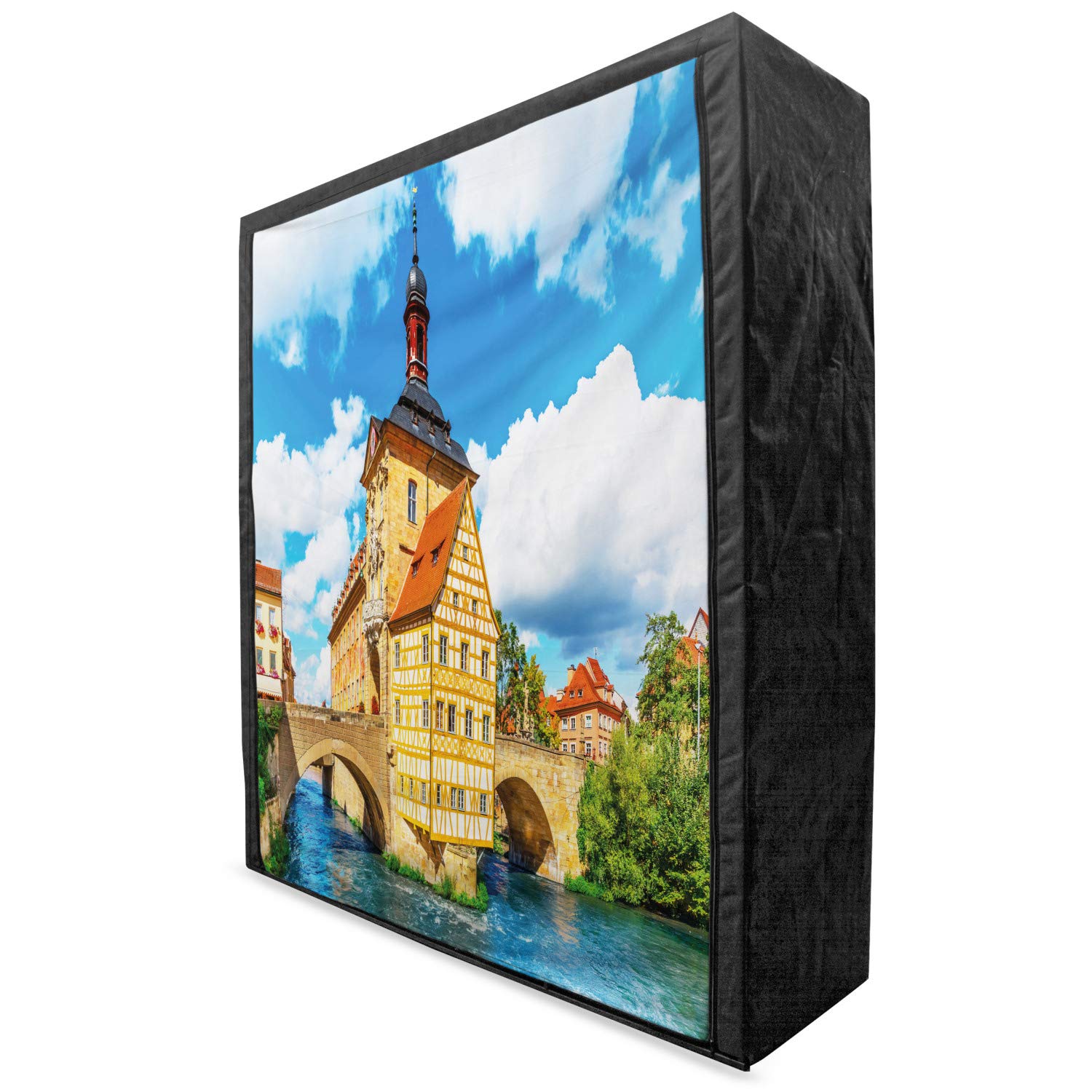 Ambesonne Portable Fabric Wardrobe - 59