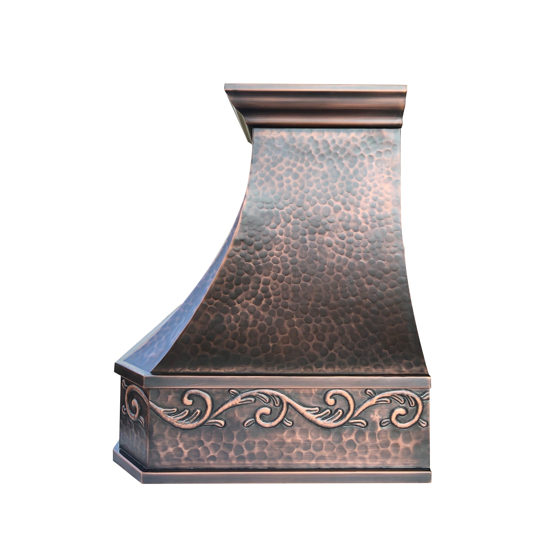 RHM Antique Copper Custom Range Hood with Arch Design VH03 - 50% Balance for Jerry | Premium Kitchen Ventilation for Modern & Rustic Homes