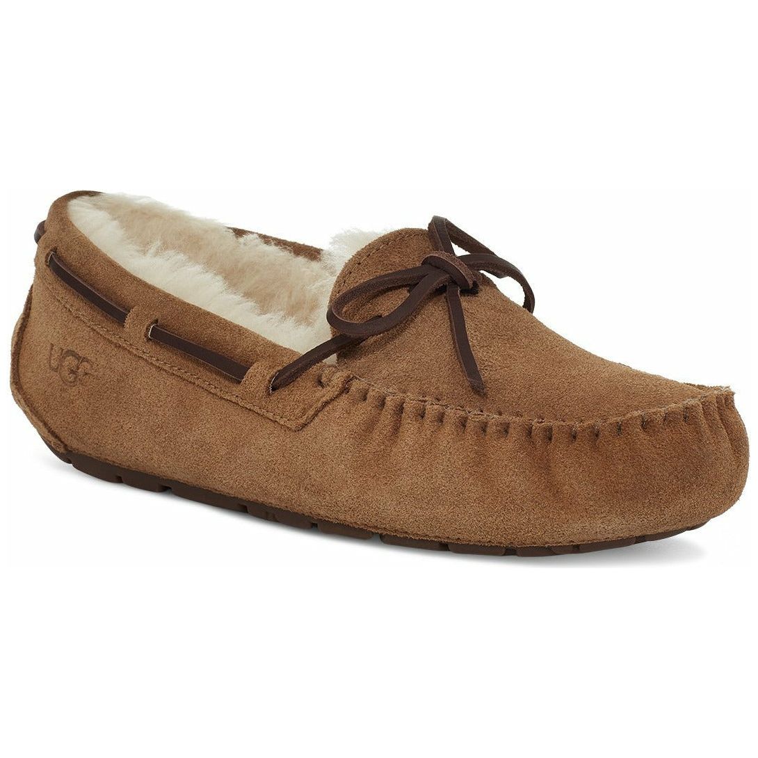 UGG Women's Dakota Slipper - Cozy Indoor/Outdoor House Shoes with Genuine Sheepskin Lining - Perfect for Winter, Home, and Casual Wear (Chestnut)