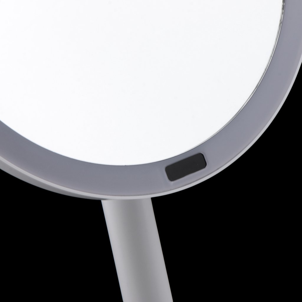 Losa 30 LED Lighted Makeup Mirror with Infrared Induction - Adjustable Vanity Mirror with Organizer, White | Perfect for Home Dressing Room, Bathroom & Travel Makeup Application