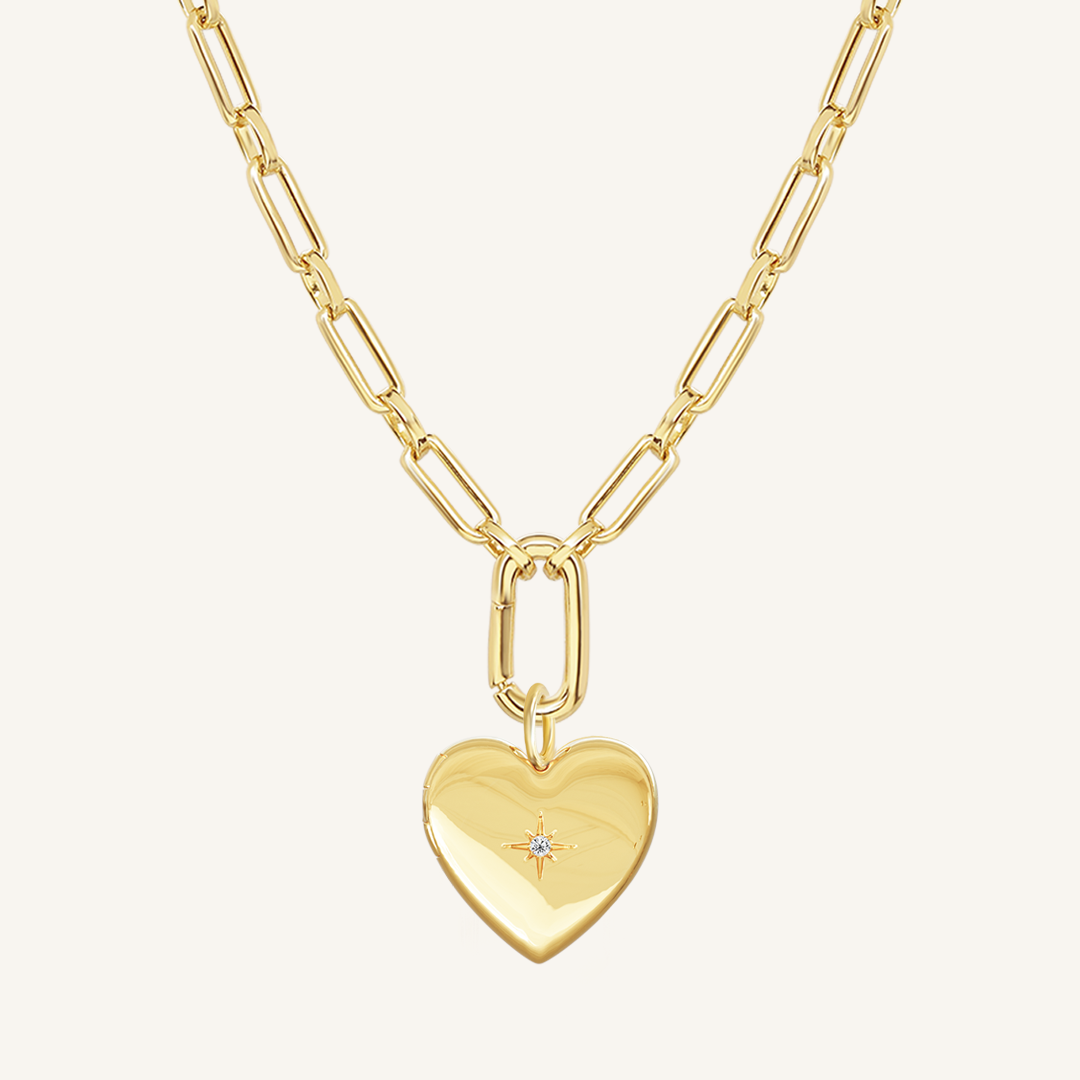 Behold Heart Photo Locket Necklace - Personalized Engravable Pendant for Loved Ones | Perfect for Anniversaries, Valentine's Day & Memorial Gifts