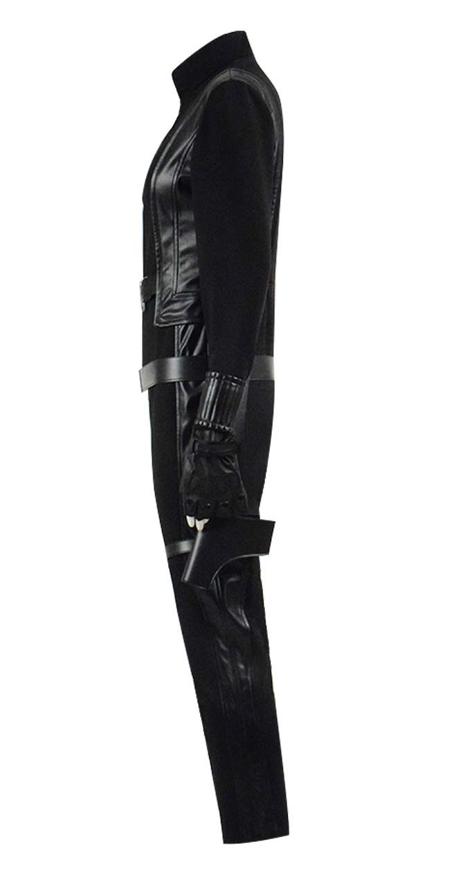 RongJun Women's Black Agent Soldier Costume - Halloween Widow Cosplay Deluxe Uniform Full Set Outfits for Cosplay, Halloween Parties & Themed Events
