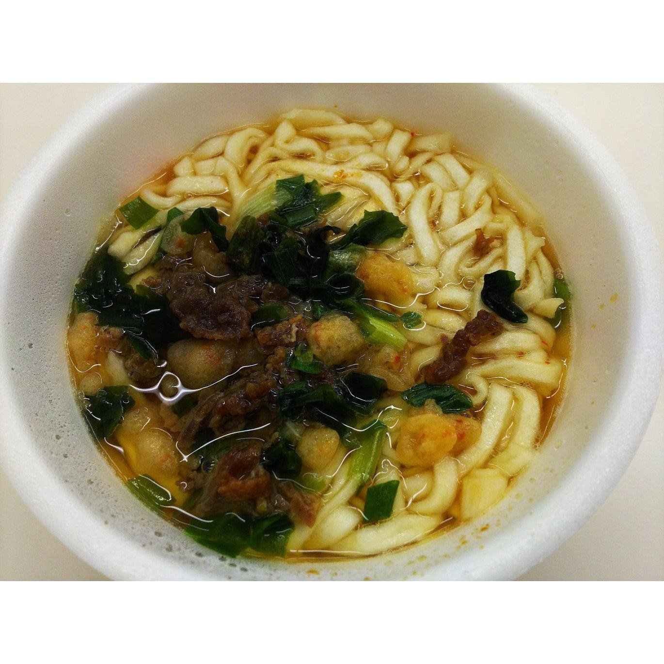 Nissin Donbei Beef Udon Instant Noodles 86g (3-Pack) | Japanese Fast Meal for Office Lunch & Quick Dinner