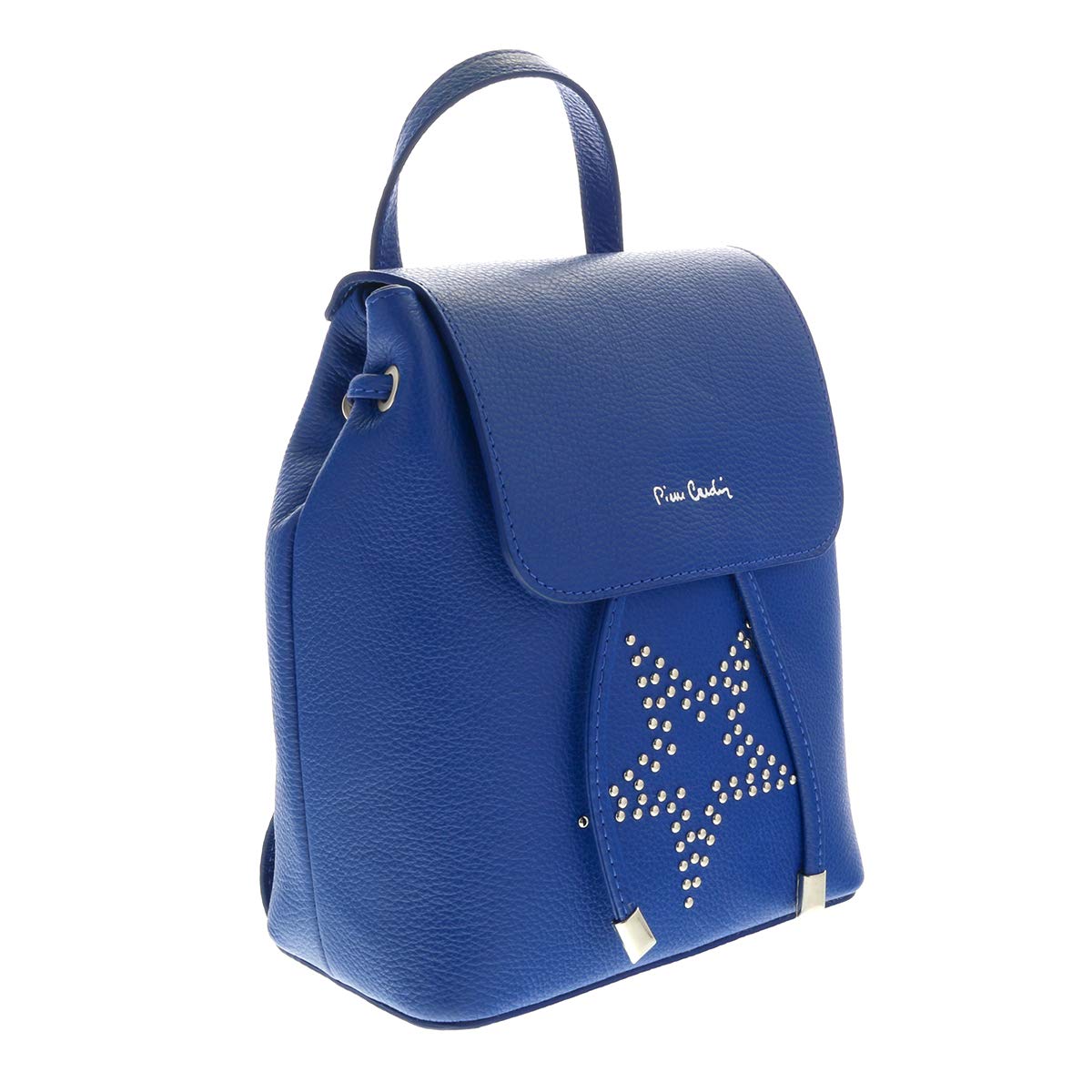 Pierre Cardin 1744 AZZURRO Royal Blue Backpack Purse for Women - Stylish Laptop Bag for Work, Travel & College | Durable Water-Resistant Design