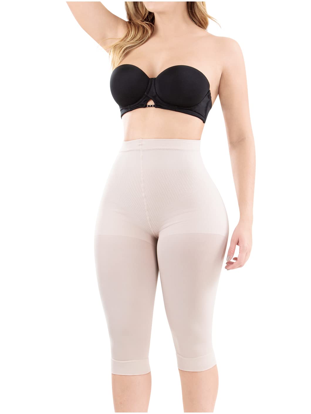 LT.ROSE 21993 Butt Lifting Capri Leggings - High Waist Shapewear for Women | Colombian Body Shaper with Tummy Control & Booty Enhancement | Perfect for Workout, Yoga & Everyday Wear
