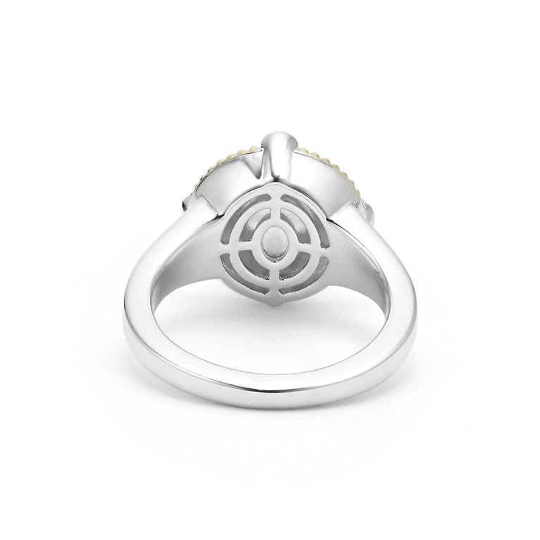 Exquisite Pearl and Diamond Ring for Women - Elegant Jewelry Gift for Wedding, Engagement & Special Occasions