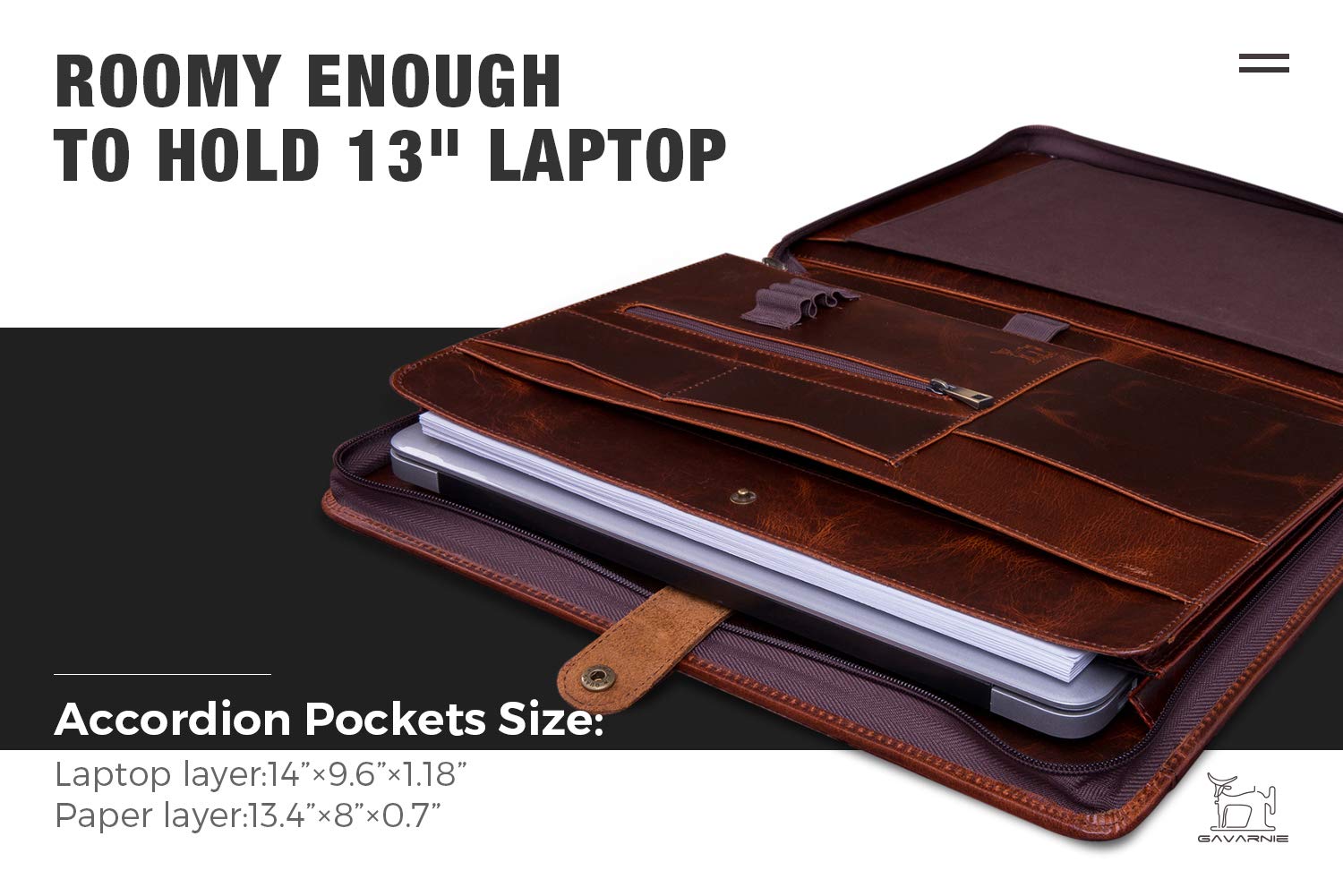 Personalized Engraved Leather Portfolio Padfolio for Men - Custom Gifts for Dad, Husband, Son - Father's Day, Birthday Present - Oil Wax Finish - Perfect for Business Meetings, Office Use & Professional Gifting