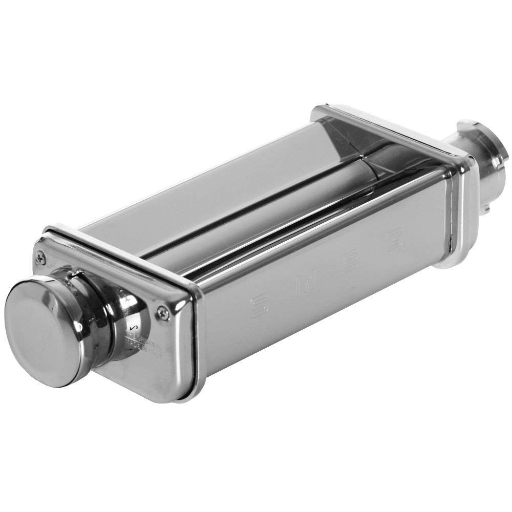 SMEG SMPR01 Stainless Steel Pasta Maker Machine - Manual Pasta Roller for Homemade Noodles, Lasagna & Ravioli | Perfect for Italian Cooking & Kitchen Gifts (Silver)