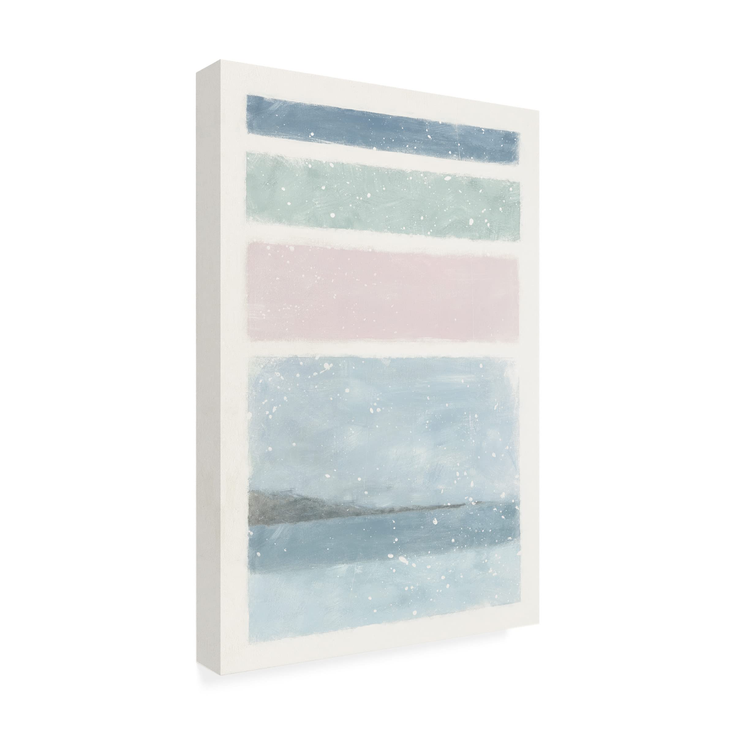 Moira Hershey 'Layers' Canvas Wall Art Print - Modern Abstract Painting for Living Room, Bedroom & Office Decor | Trademark Fine Art Collection