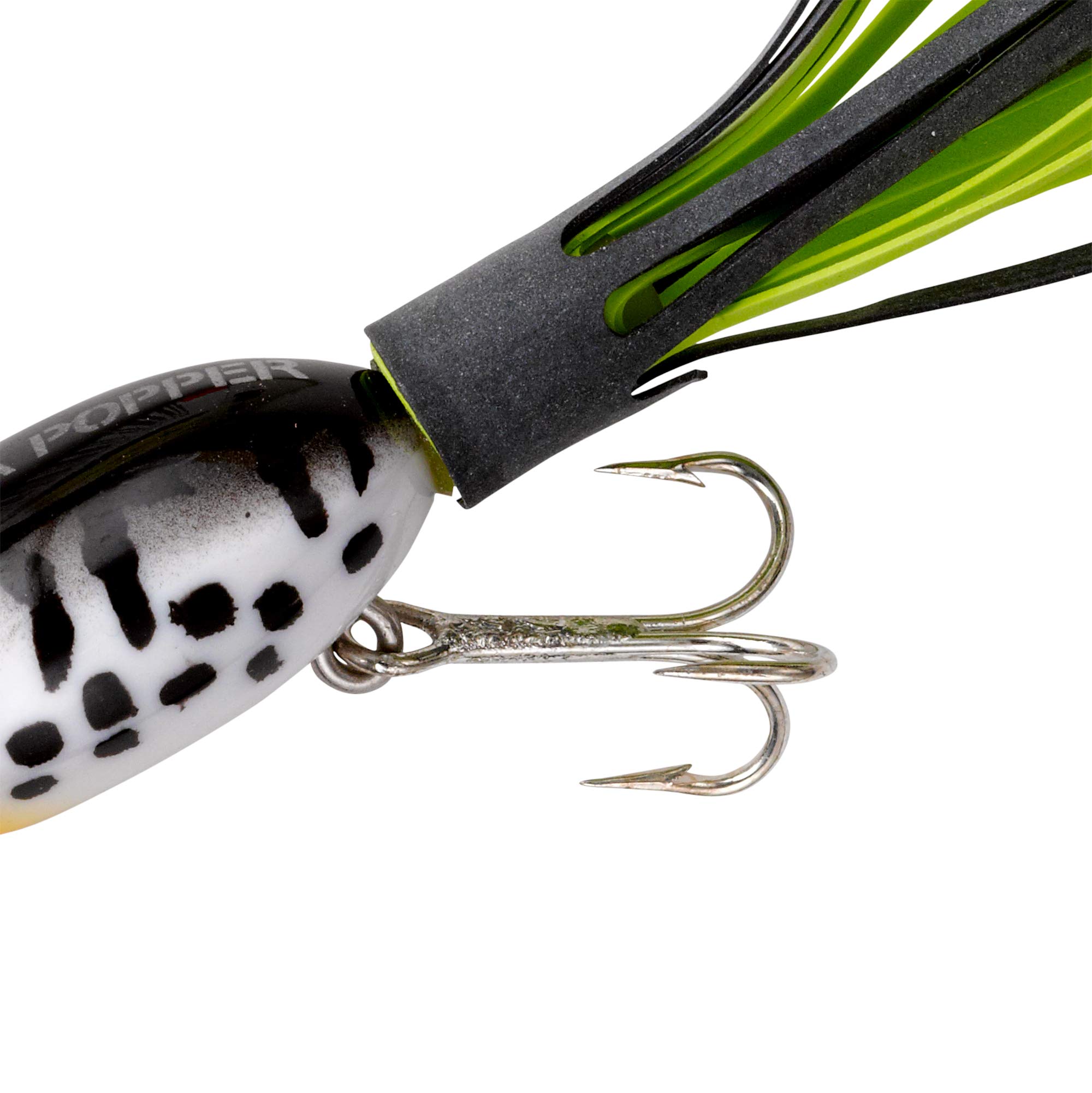 Topwater Bass Fishing Lure - Hula Popper with Realistic Action for Freshwater & Saltwater - Perfect for Casting, Trolling & Shore Fishing
