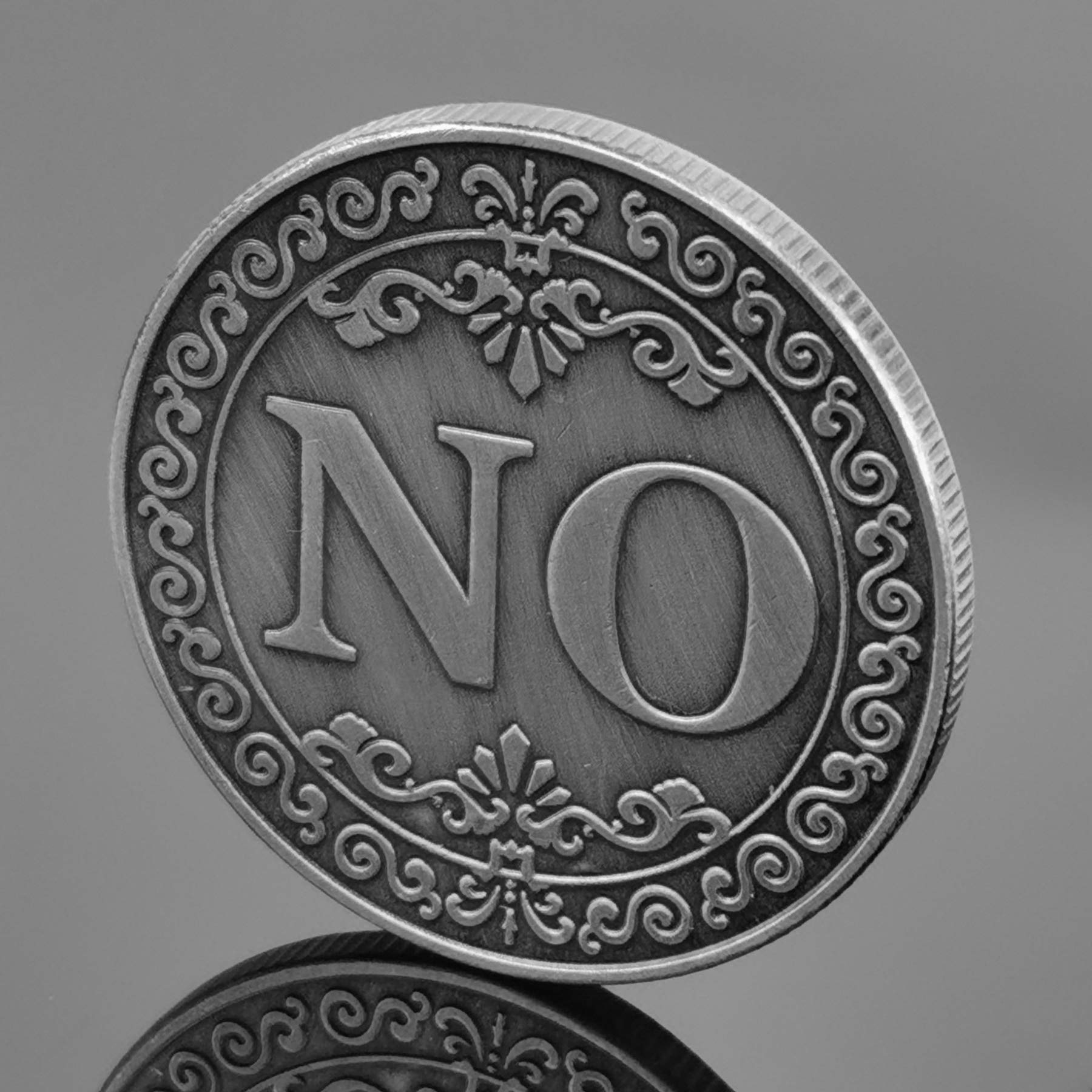 YES NO Decision Challenge Coins - Fun Novelty Letter Tokens for Games, Gifts & Decision Making - Perfect for Parties, Gifts & Icebreaker Activities