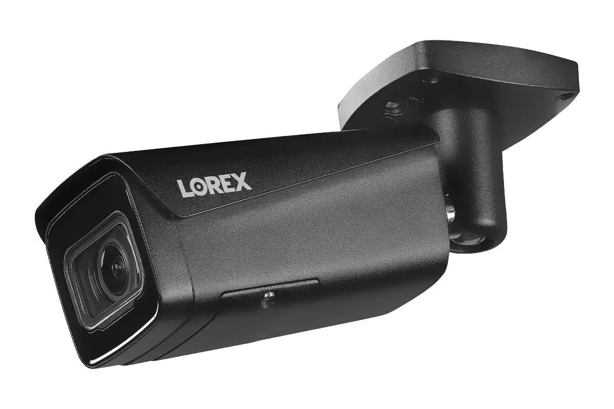 Lorex 4K Ultra HD Wired Bullet Security Camera with Motorized Varifocal Lens, 30FPS Real-Time Recording, IK10 Vandal Proof - Outdoor Home & Business Surveillance, Night Vision, Weather Resistant