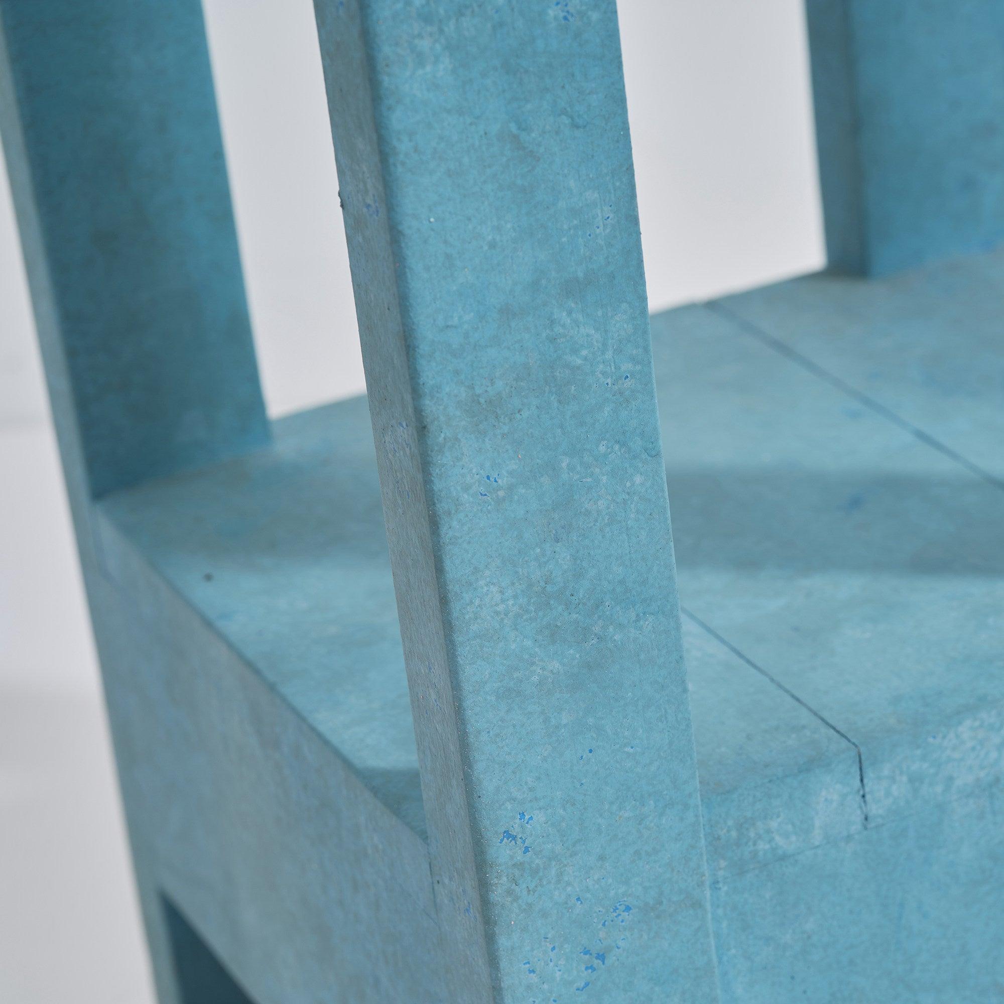 Modern Blue Rectangle Wood Side Table - Nightstand, End Table for Living Room, Bedroom & Office - Stylish & Functional Home Decor
