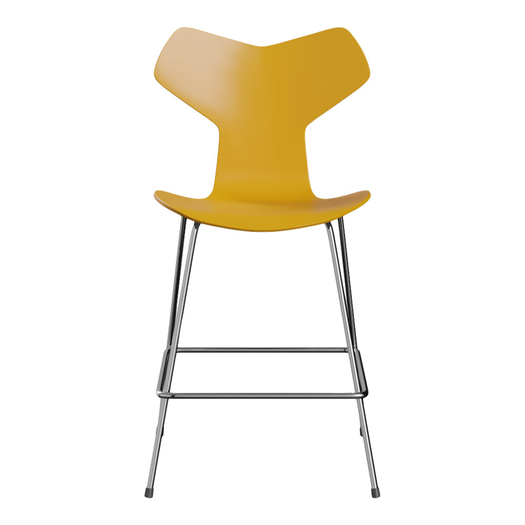 Grand Prix Counter Chair 3138 - Modern Bar Stool with Swivel Seat for Kitchen Island, Breakfast Bar & Home Decor - Adjustable Height & Comfortable Back Support