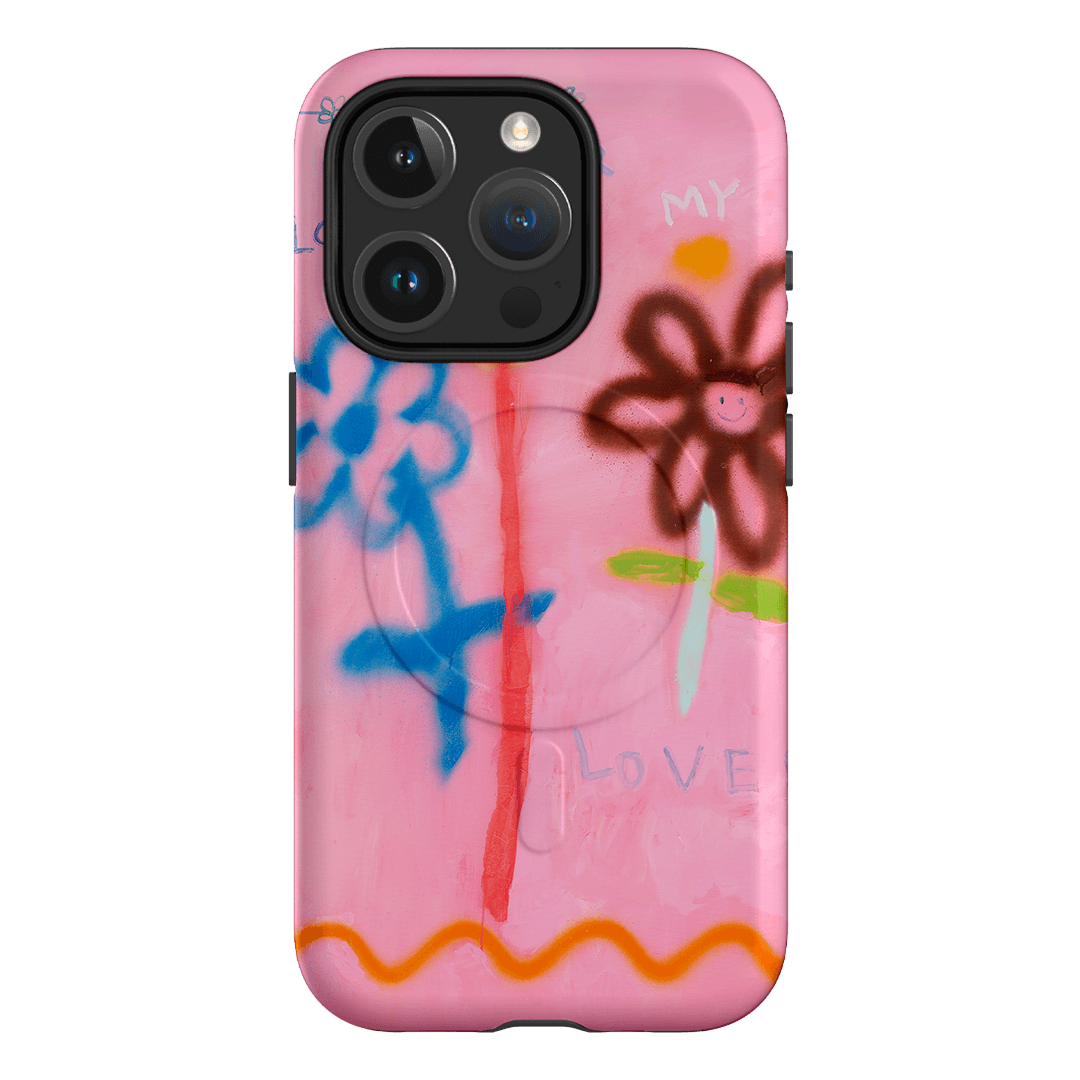 Flowers Phone Case for iPhone 15 14 13 12 Pro Max XR - Cute Floral Design Protective Cover [Perfect for Spring, Summer & Everyday Use]