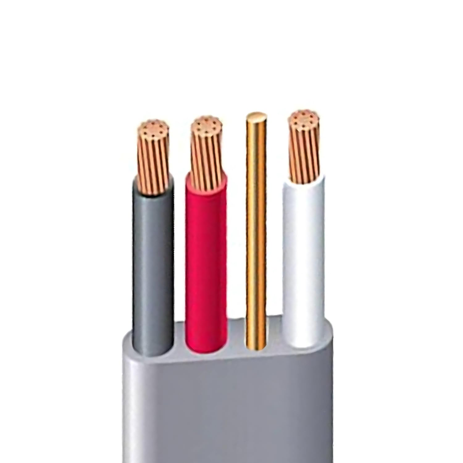 Nassau Electrical Supply 6/3 UF Underground Feeder Cable - 80FT Direct Burial Wire for Outdoor Electrical Projects, Landscape Lighting & Underground Wiring