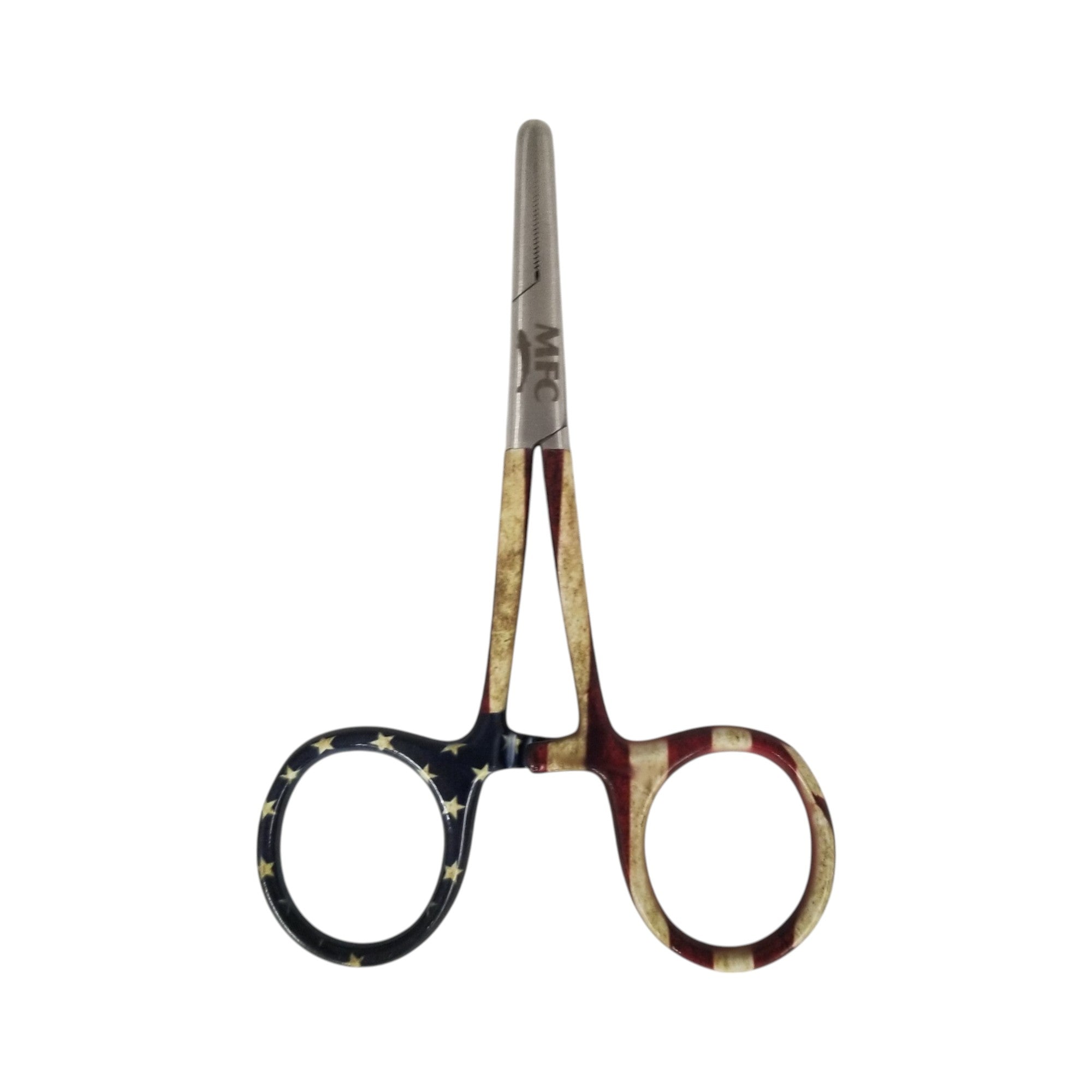 5 Straight Tip River Camo Forceps - Precision Fishing & Fly Tying Tools for Anglers & Outdoorsmen - Perfect for Catch & Release, Fly Fishing, and Streamside Repairs