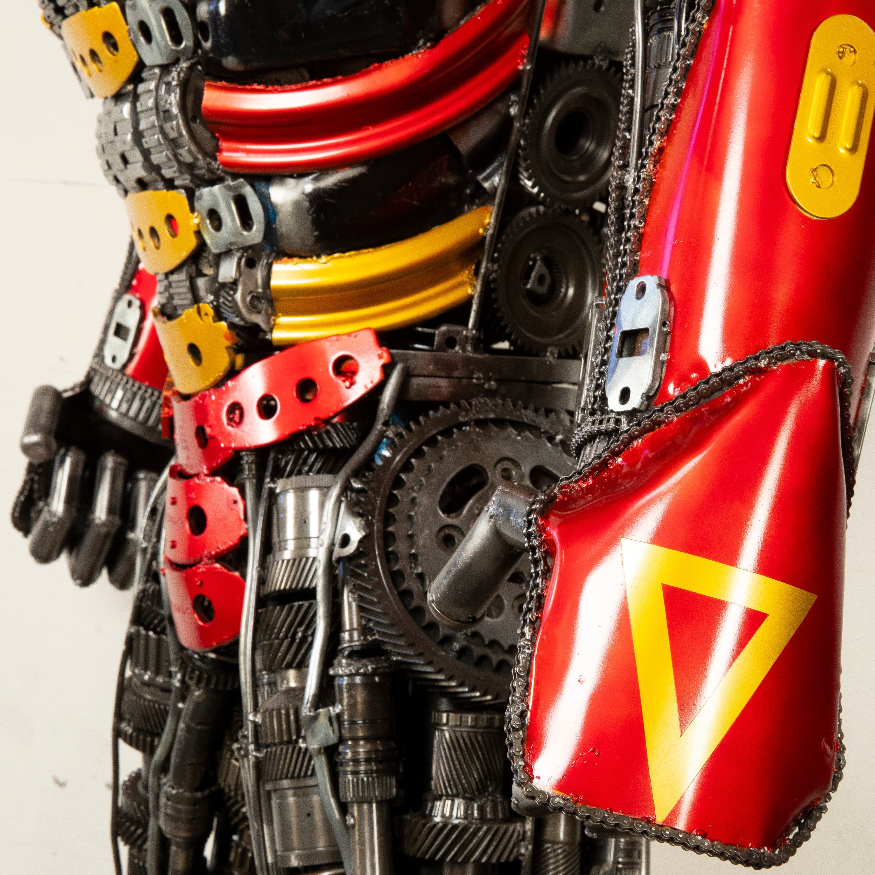 Iron Man Inspired Recycled Metal Wall Art Sculpture - 79