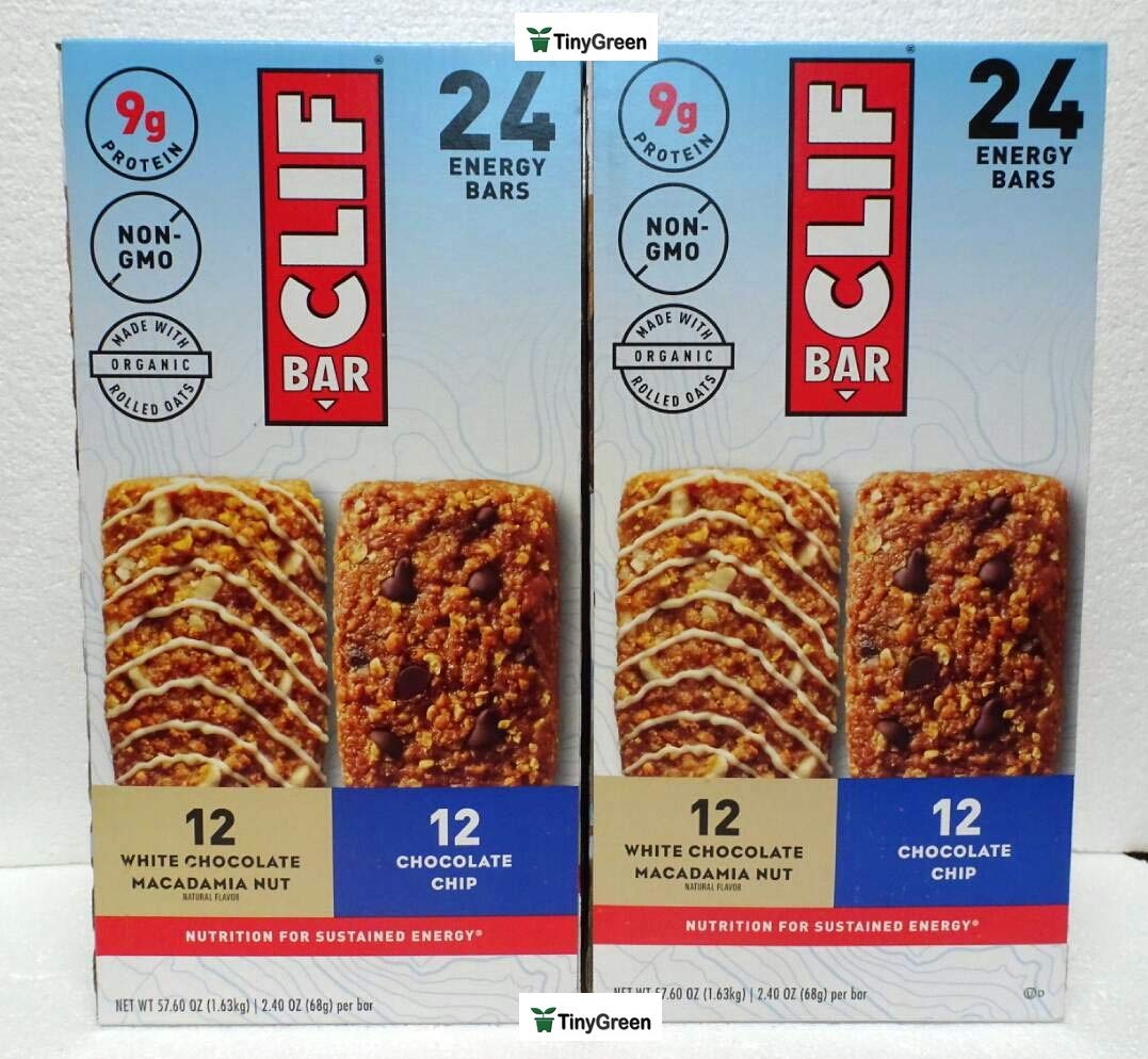 Premium White Chocolate Macadamia Nut & Chocolate Chip Protein Bars - 24 Count (2-Pack) | Healthy Snacks for Workouts, Hiking & On-The-Go Energy Boost