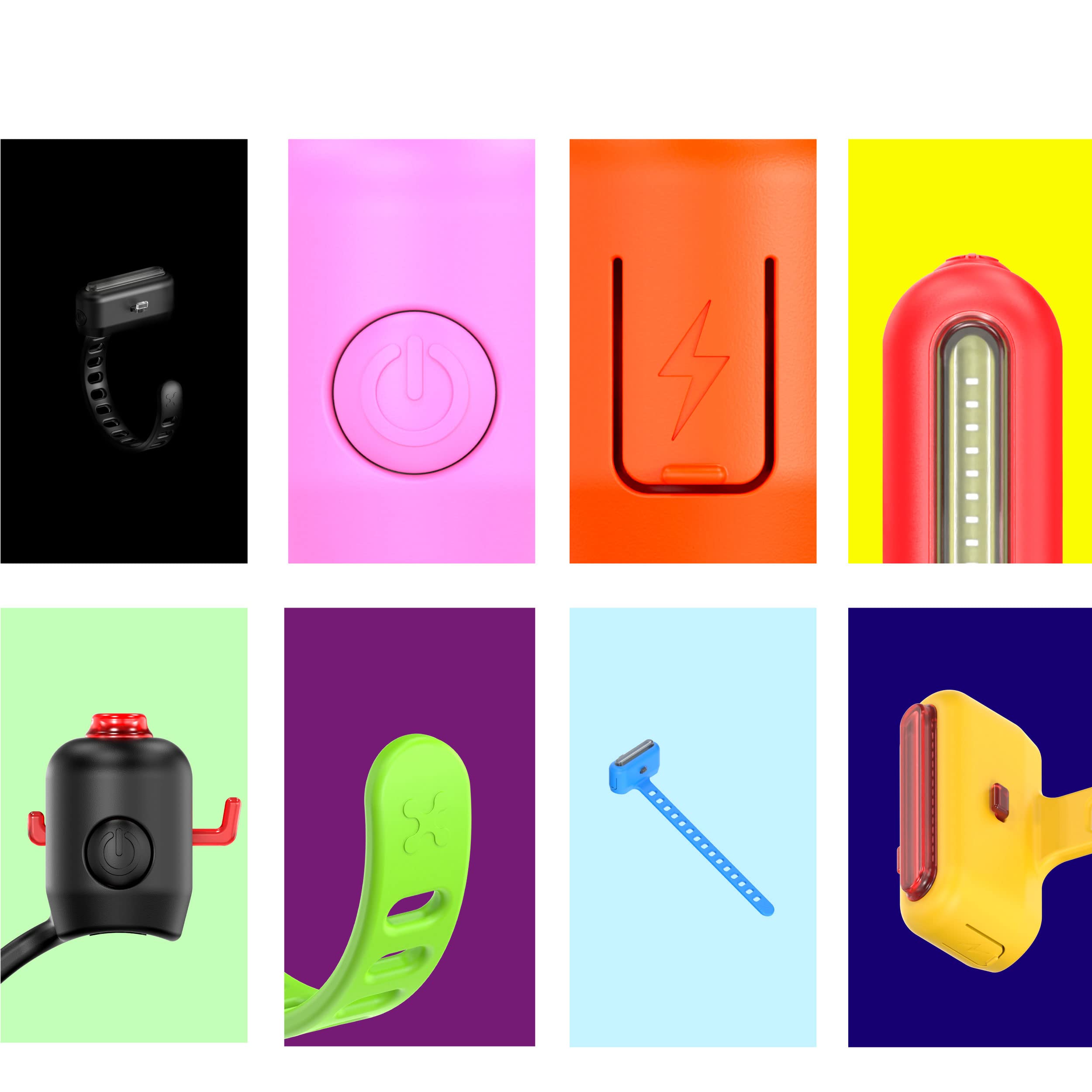 Best Bike Lights for Night Riding - USB Rechargeable, Waterproof, Super Bright LED Bicycle Headlight & Taillight Set - Perfect for Commuting, Mountain Biking & Road Cycling