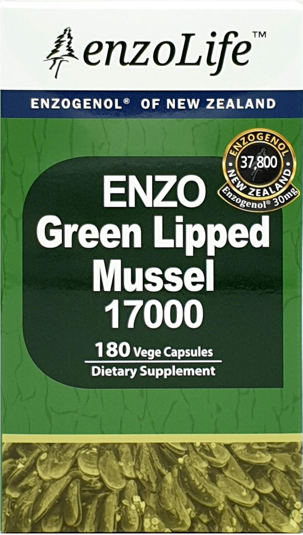 Premium Green Lipped Mussel Supplement 180 Capsules - 17,000mg New Zealand Sourced, Natural Joint Support & Mobility Aid - Ideal for Active Lifestyles, Arthritis Relief & Senior Wellness (1 Bottle)
