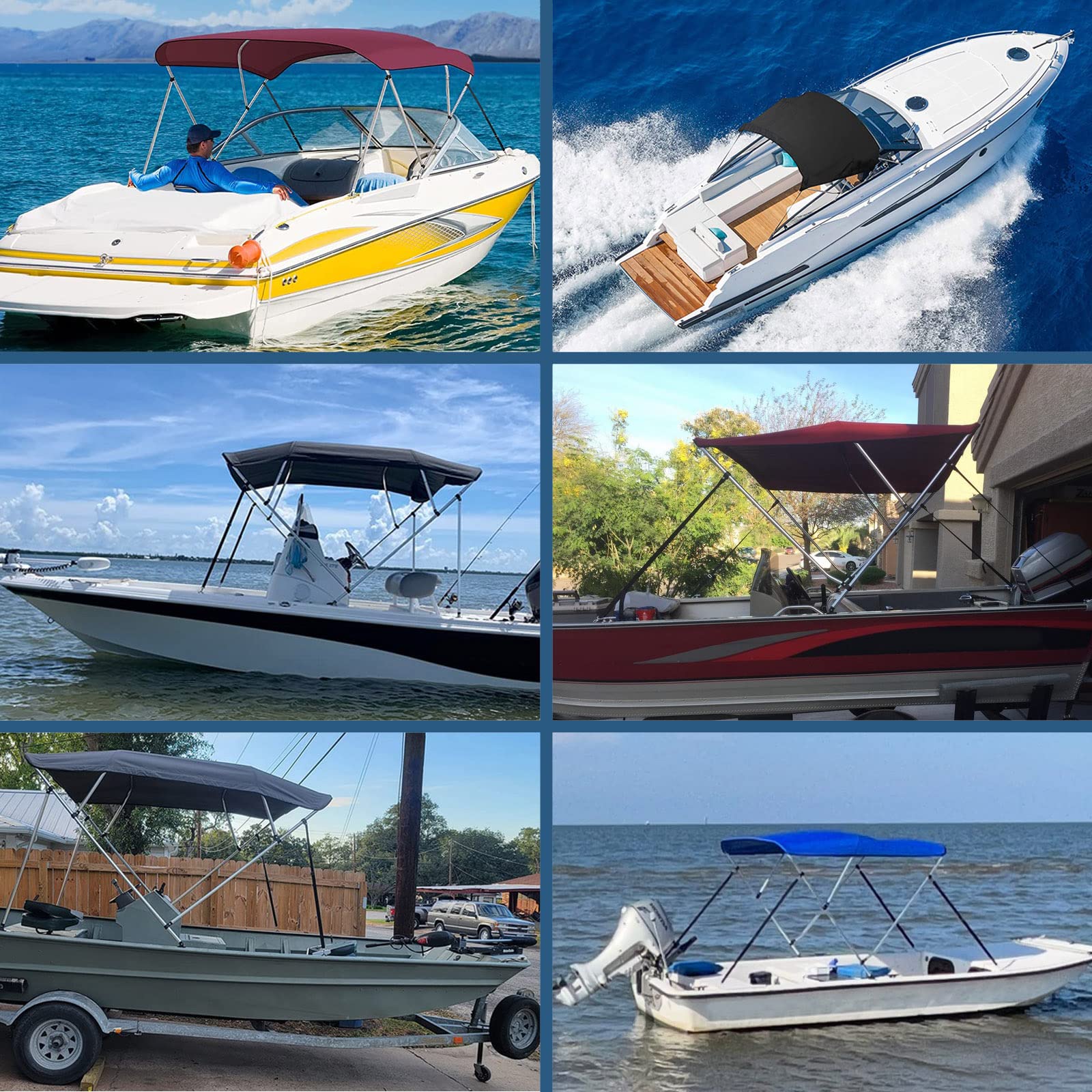 Heavy Duty Boat Bimini Top Straps 38