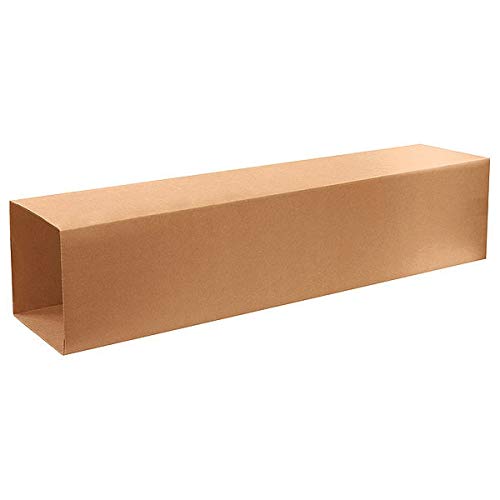 Telescopic Shipping Box Bottom - Single (Case of 15) | Durable Corrugated Cardboard for Secure Package Shipping | Perfect for E-commerce, Retail & Warehouse Storage