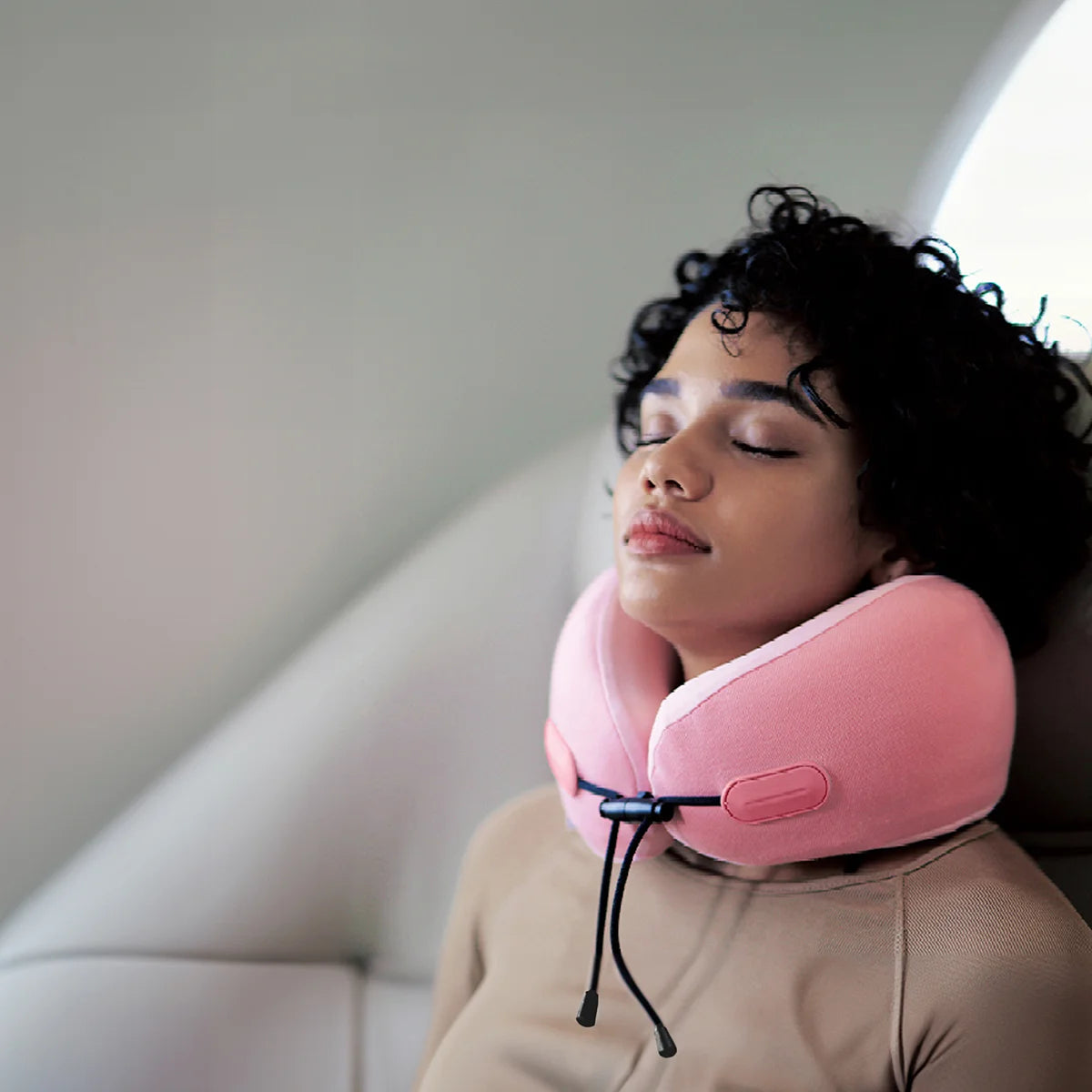 Ultimate Comfort Travel Pillow for Neck Support - Memory Foam Neck Pillow for Airplane, Car & Office Use - Perfect for Long Flights & Road Trips