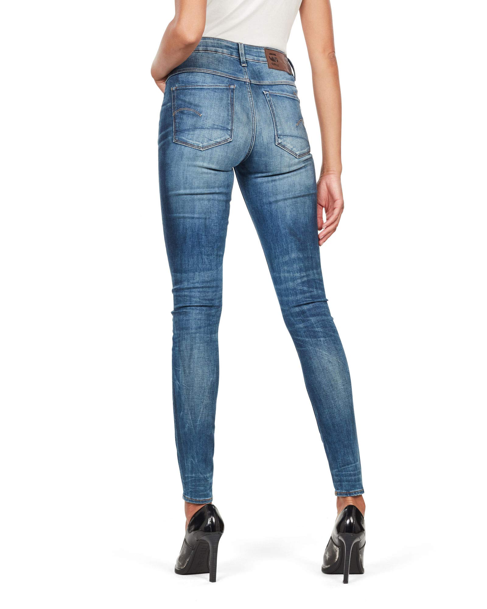 G-Star Raw 3301 High Skinny Women's Jeans - Blue Denim Pants for Women (EU 34 / US 24/30) | Perfect for Casual Wear, Night Out & Everyday Fashion