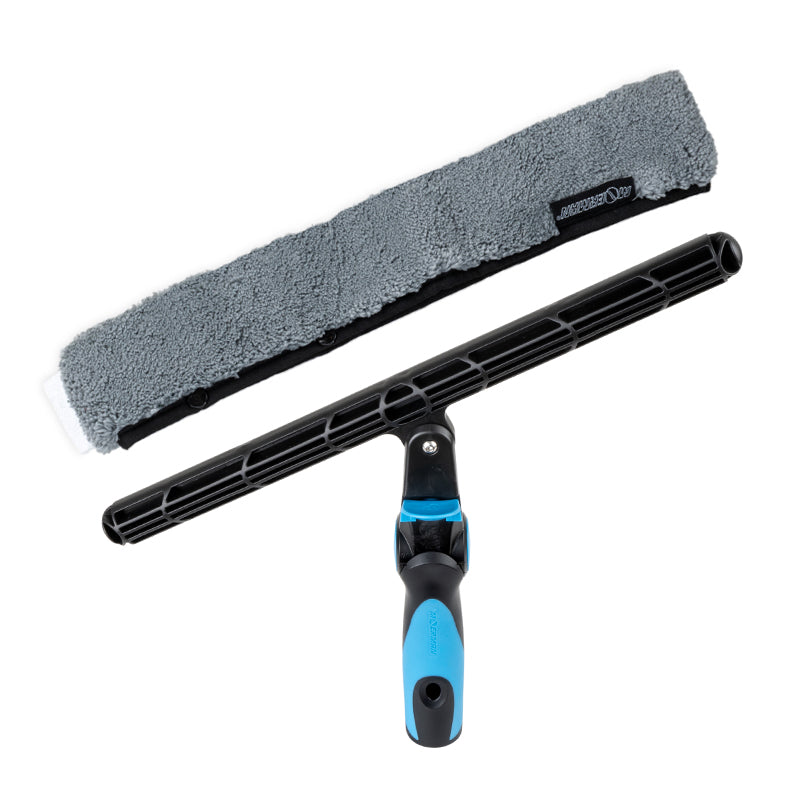 Moerman Baobab SwivelMaster Complete Window Cleaning Kit - Professional Squeegee with Swivel Pivot for Streak-Free Cleaning - Perfect for Home Windows, Glass Doors, and Commercial Storefronts