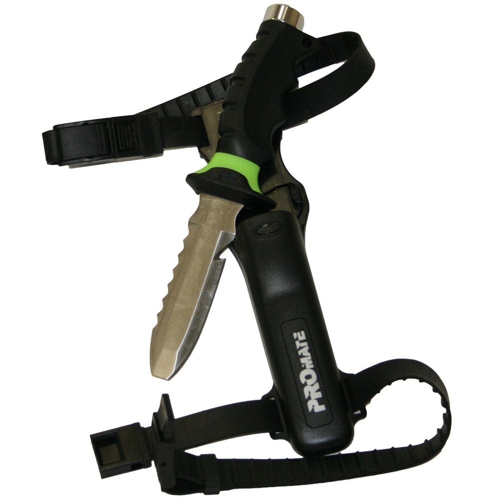 Promate Barracuda Blunt Tip Scuba Diving Knife - 4.5