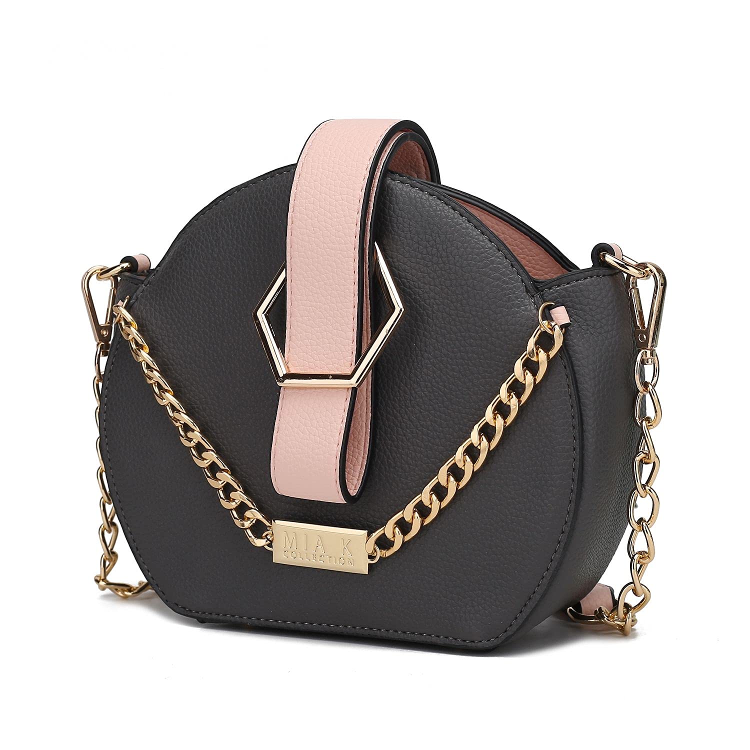 MKF Women's PU Leather Crossbody Bag - Stylish Small Side Purse for Daily Use