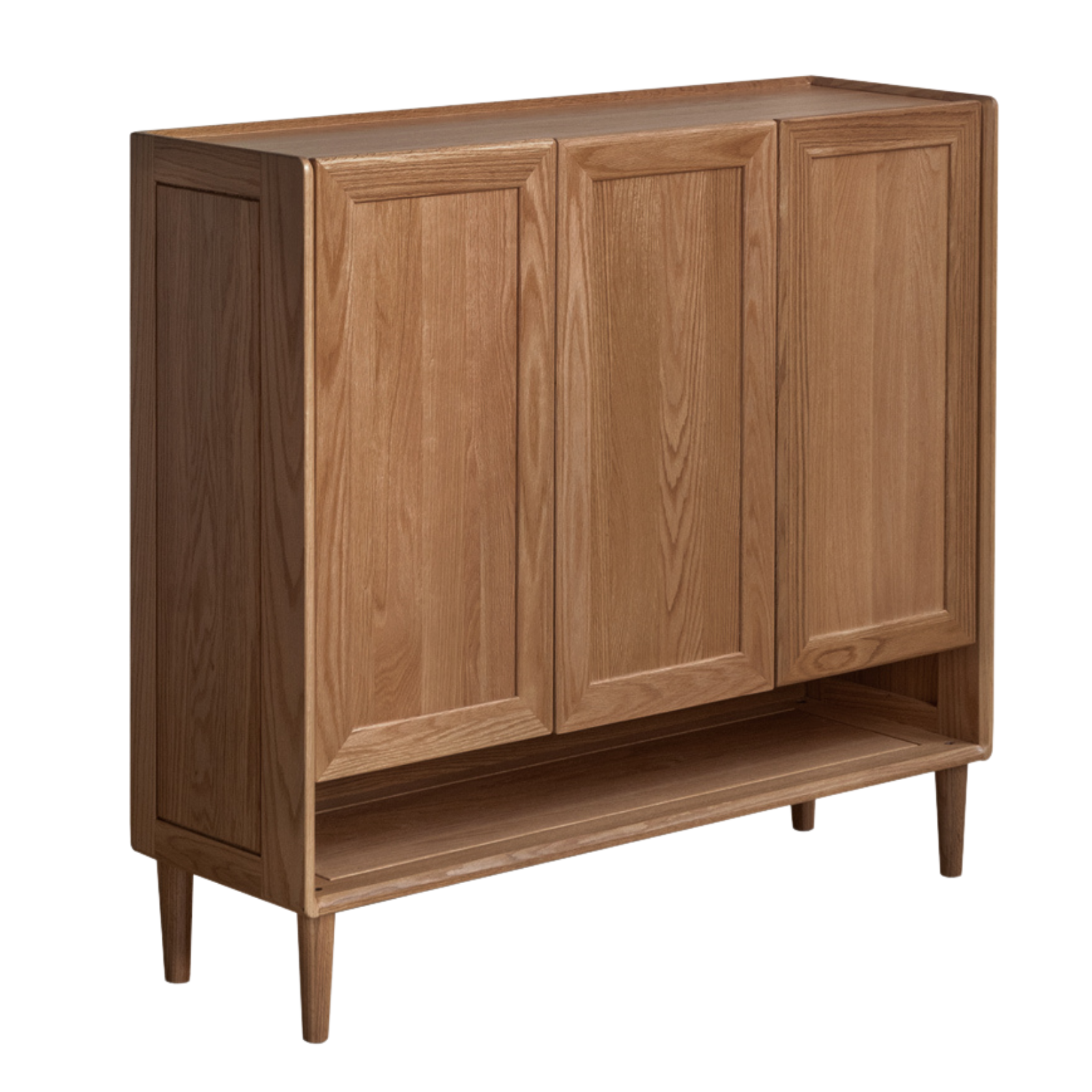 43.3х13.7х39.7 inch/ 110х35х101сm/ Walnut Color/ three-door shoe cabinet