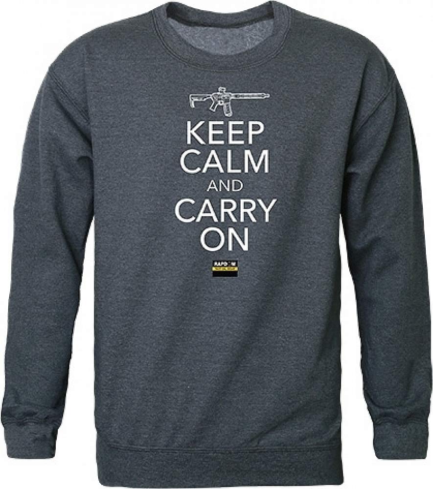 Rapid Dominance Tactical Graphic Crewneck Sweatshirt for Men - Military Inspired Streetwear for Outdoor & Urban Adventures