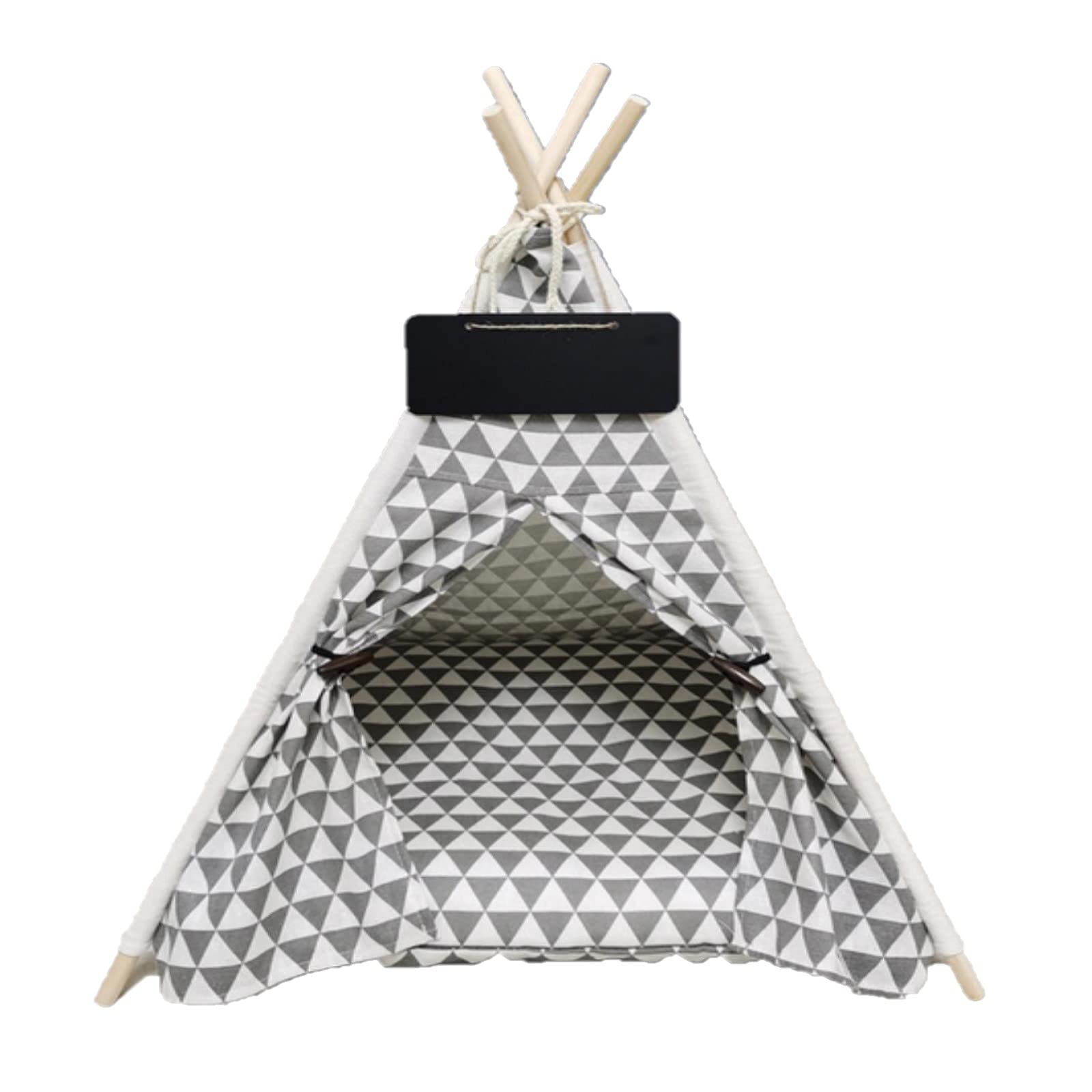 Madezz Portable Pet Tent for Dogs & Cats - Washable Indoor/Outdoor Kennel with Mat - Lightweight & Foldable for Travel, Camping & Home Use