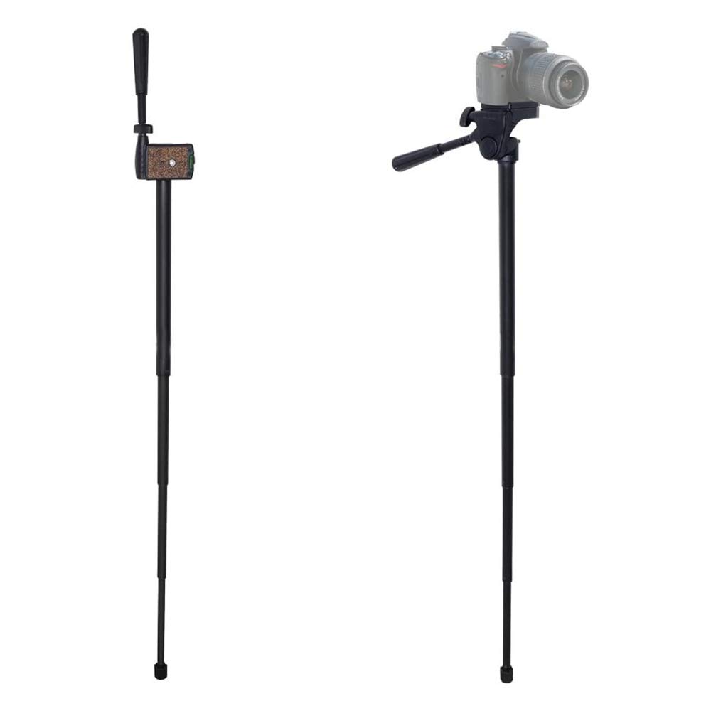 68” Elite Series Professional Heavy Duty Convertible Tripod/Monopod for DSLR Cameras & Smartphones with Universal Phone Mount + Microfiber Cloth - Perfect for Photography, Vlogging, Live Streaming & Outdoor Shooting