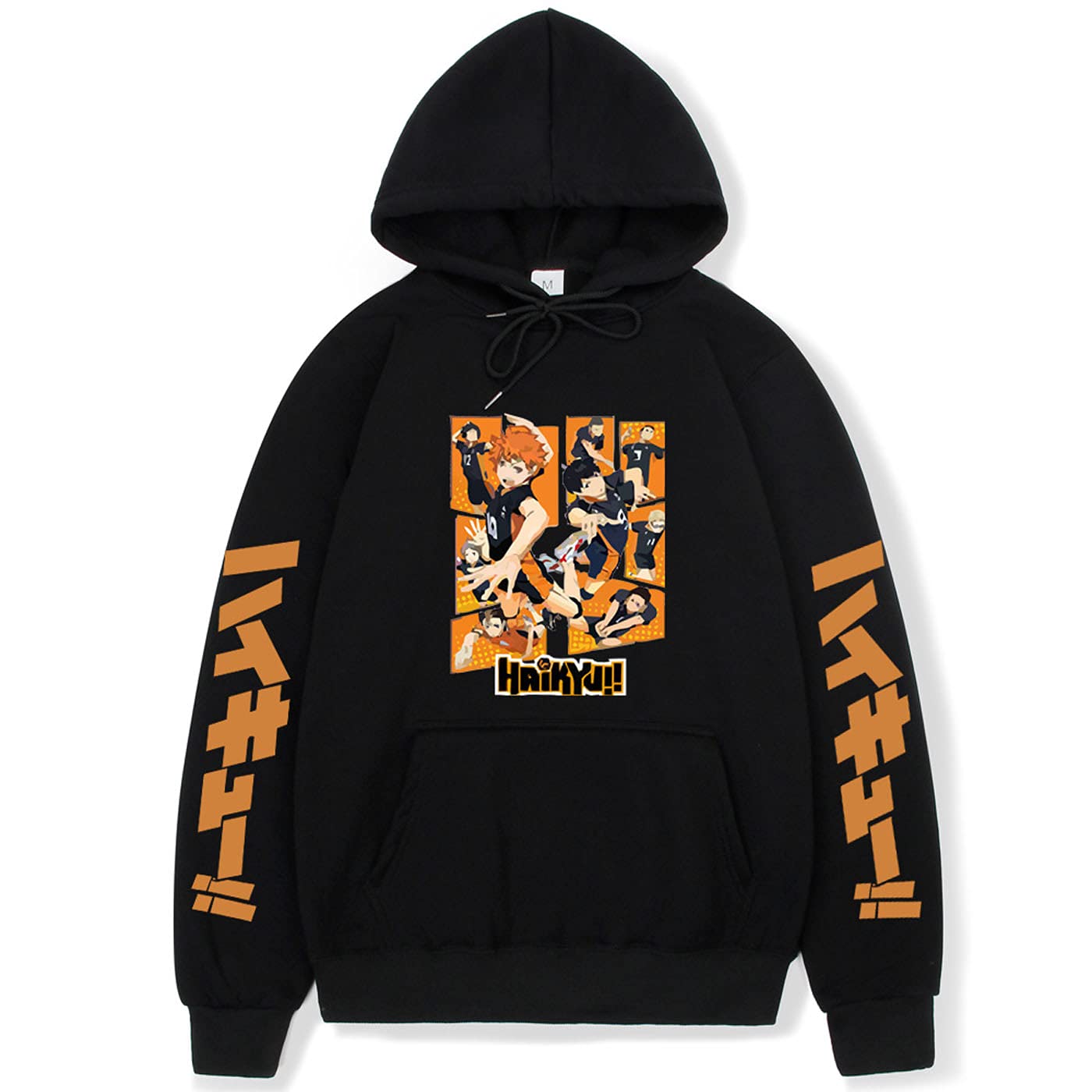Youndcc Unisex Haikyuu Anime Printed Hoodie - Stylish Cosplay Sweatshirt for Men & Women | Perfect for Anime Conventions, Casual Wear & Haikyuu Fans