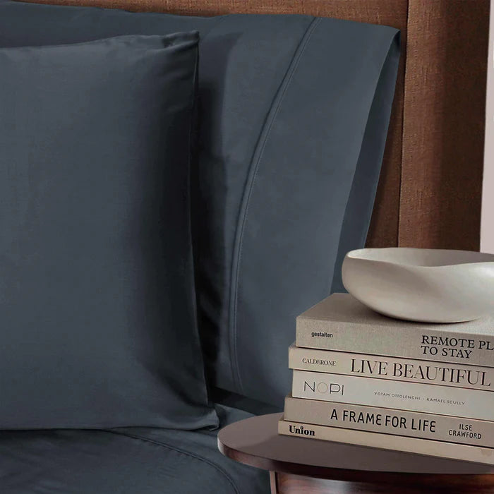 300 Thread Count Bamboo Rayon 2-Piece Pillowcase Set - Ultra Soft & Breathable Bedding for Side Sleepers & Hot Sleepers
