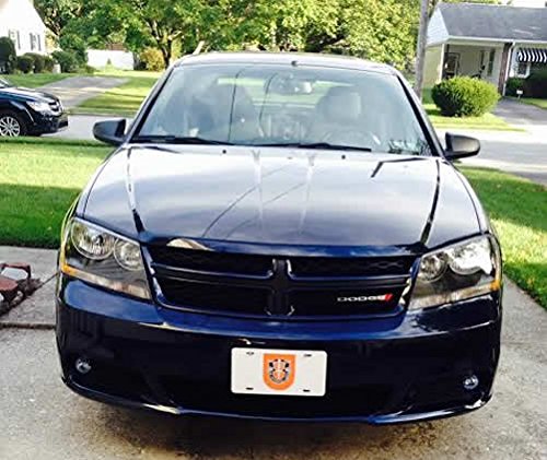 2011-2014 Dodge Avenger White LED Halo Fog Lights Kit - Durable Driving Lights for Night Visibility & Off-Road Adventure - Perfect for Foggy Conditions, Highway Driving & Car Customization