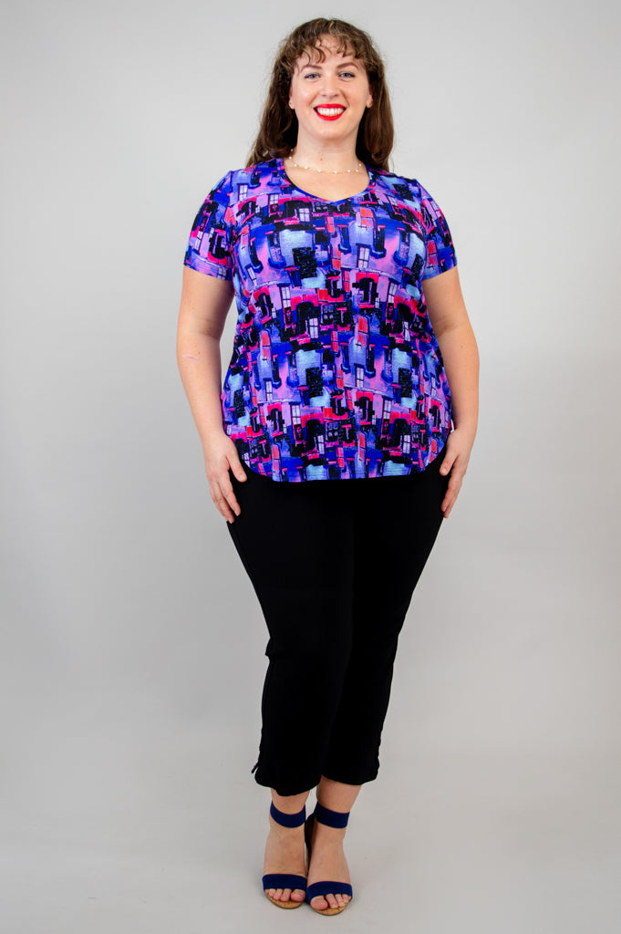 Victoria Jackie S/S Bamboo Top - Breathable & Comfortable Women's Summer Blouse for Casual Wear & Outdoor Activities