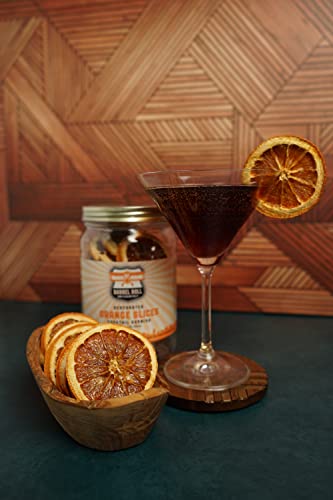 Premium USA Grown Dried Orange Slices for Cocktails - 4oz Large Dehydrated Oranges | Natural Cocktail Garnish & Healthy Snack | Preservative-Free | Perfect for Mixology, Baking & On-the-Go Snacking