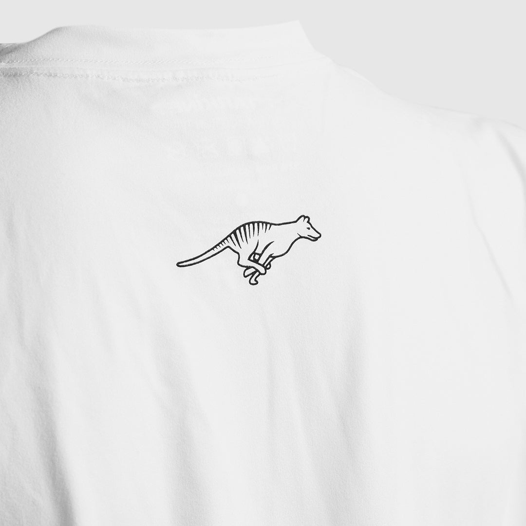 Eco-Friendly Men's Running T-Shirt - Tarkine Ultra Performance Tee (White) | Breathable & Sustainable Activewear for Jogging, Gym & Outdoor Workouts