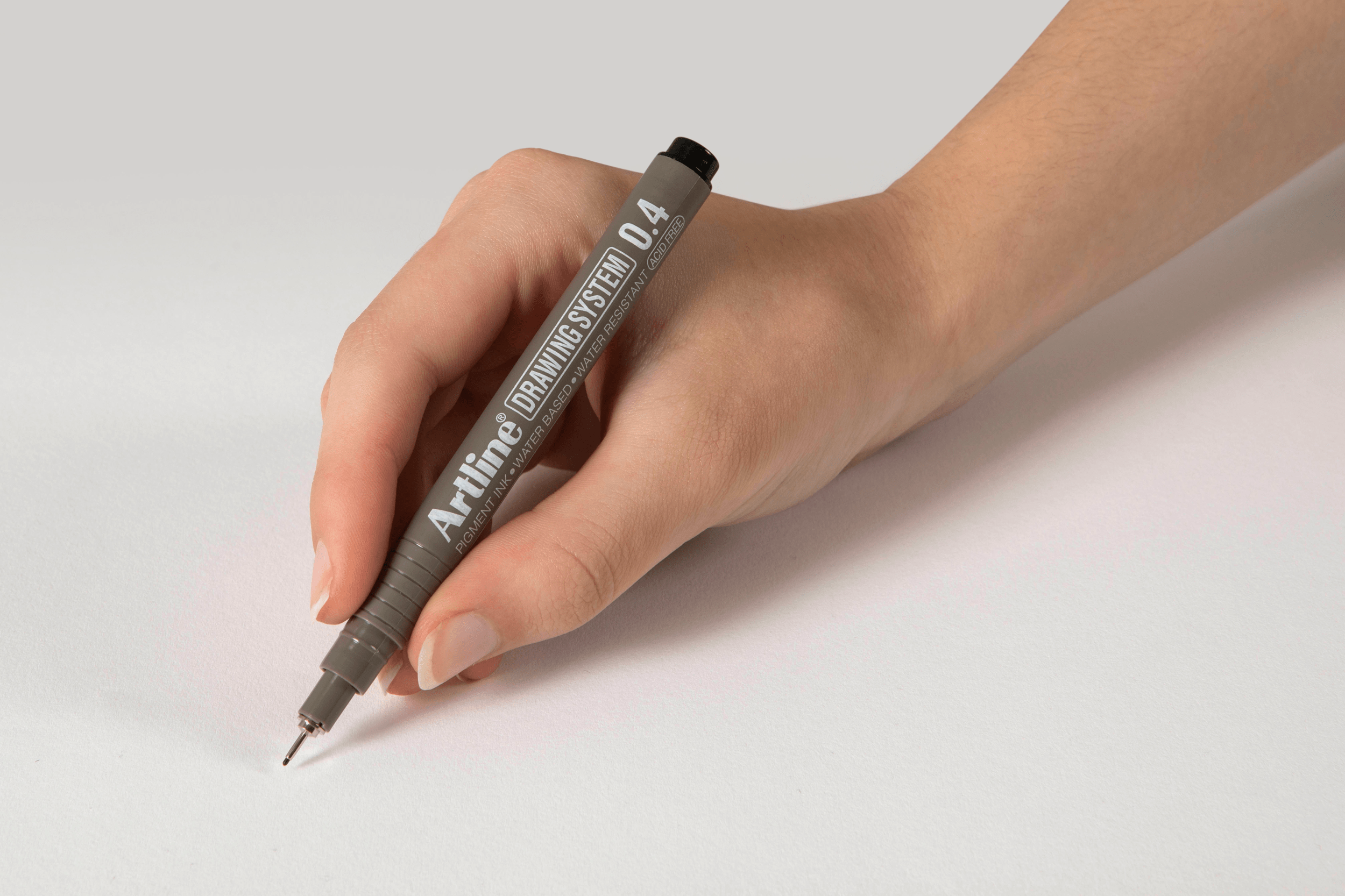 Artline 234 Drawing System Pen 0.4mm Fine Tip Black Ink - 12 Pack for Sketching, Technical Drawing & Calligraphy - Perfect for Artists, Architects & Designers