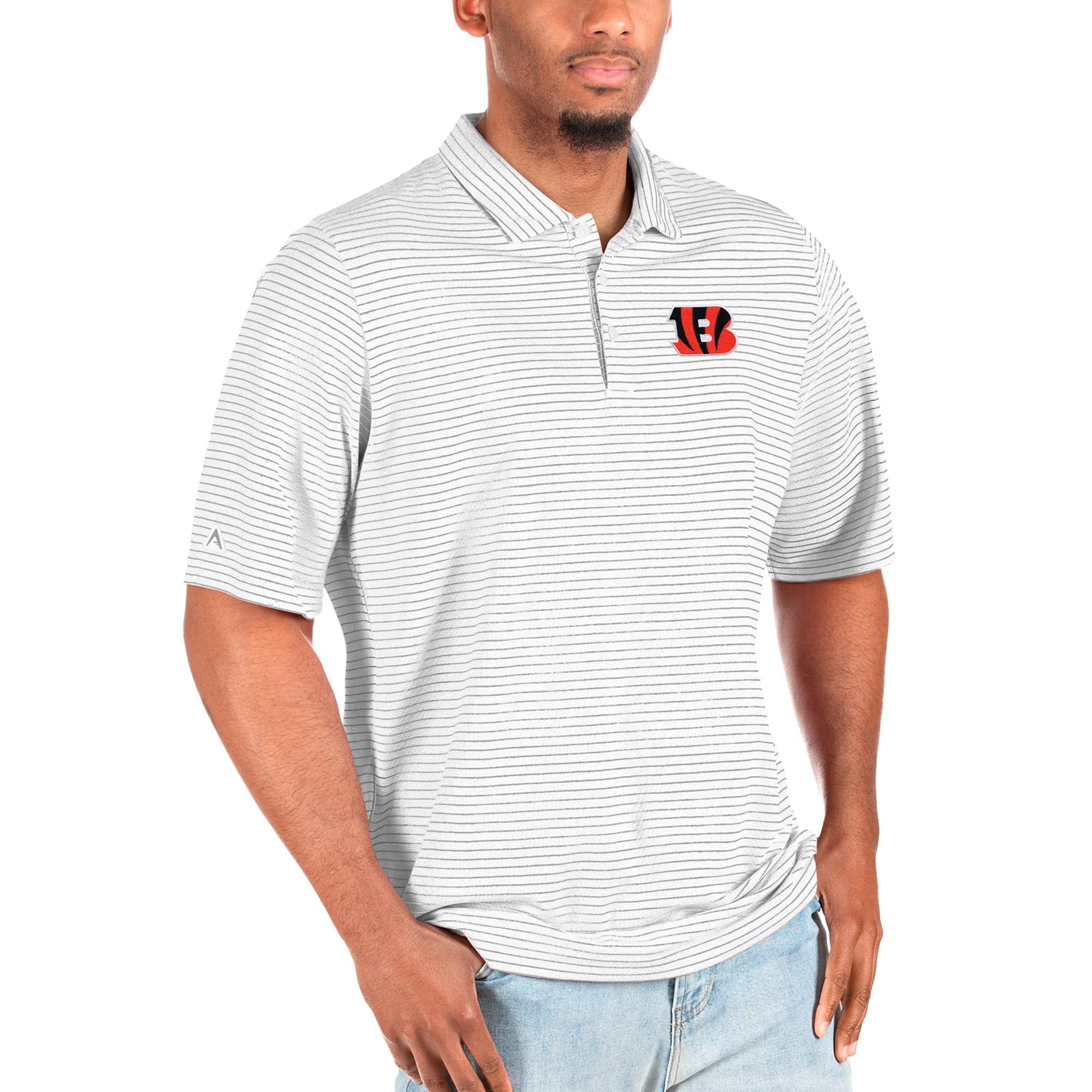 Antigua Men's NFL Big & Tall Esteem Polo Shirt - Officially Licensed Football Jersey for Plus Size Fans - Perfect for Game Day, Tailgating & Sports Events