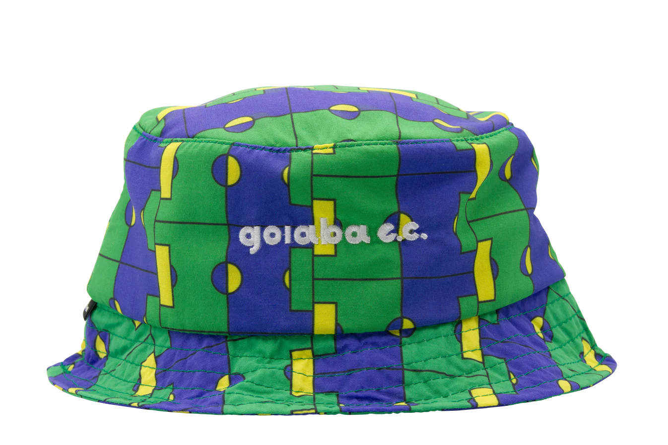 Goiaba E.C. Brazil Print Nylon Bucket Hat - Lightweight Sun Protection for Beach, Hiking & Outdoor Adventures