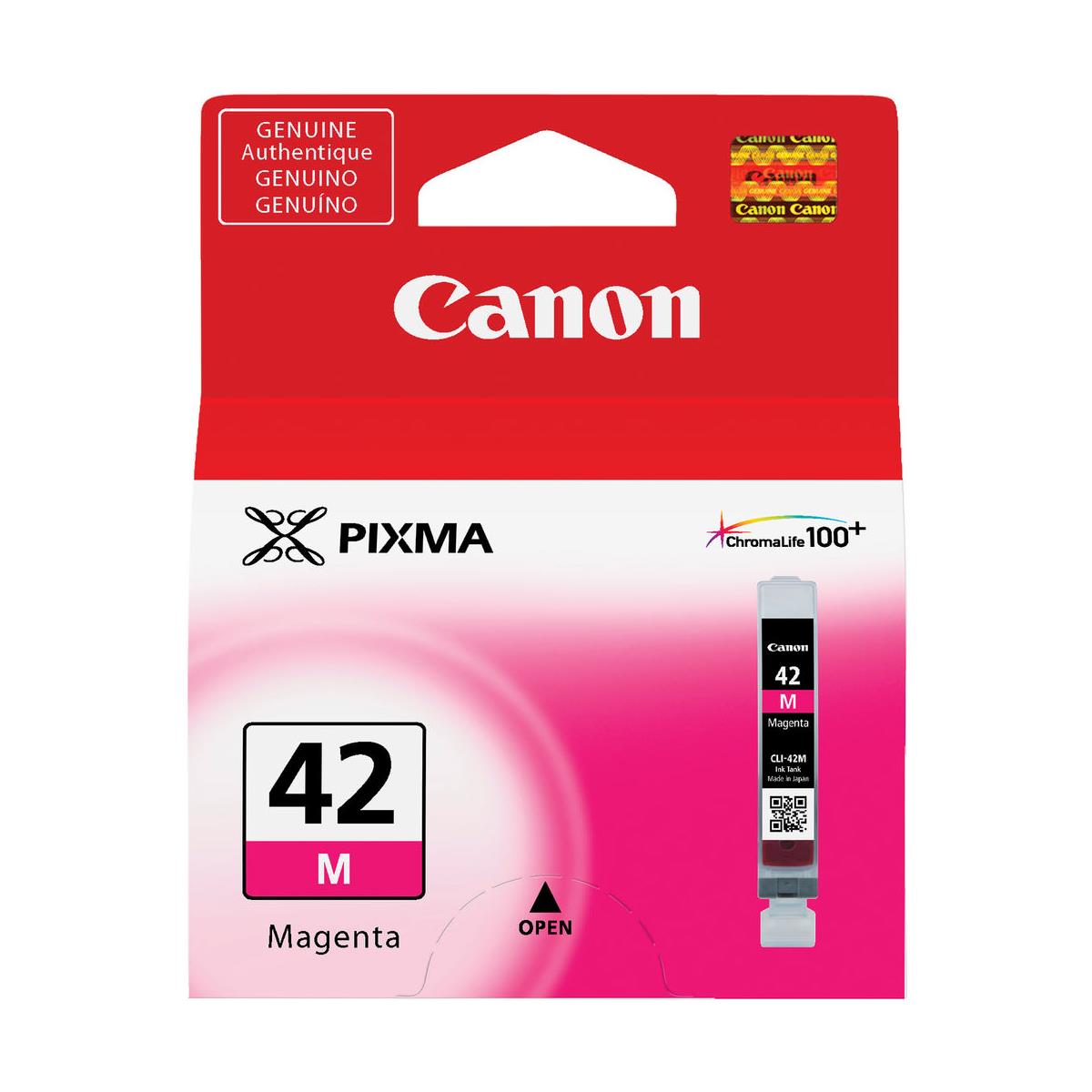 Canon CLI-42M Magenta Ink Cartridge - Compatible with PIXMA Printers - Perfect for Home Office & Photo Printing