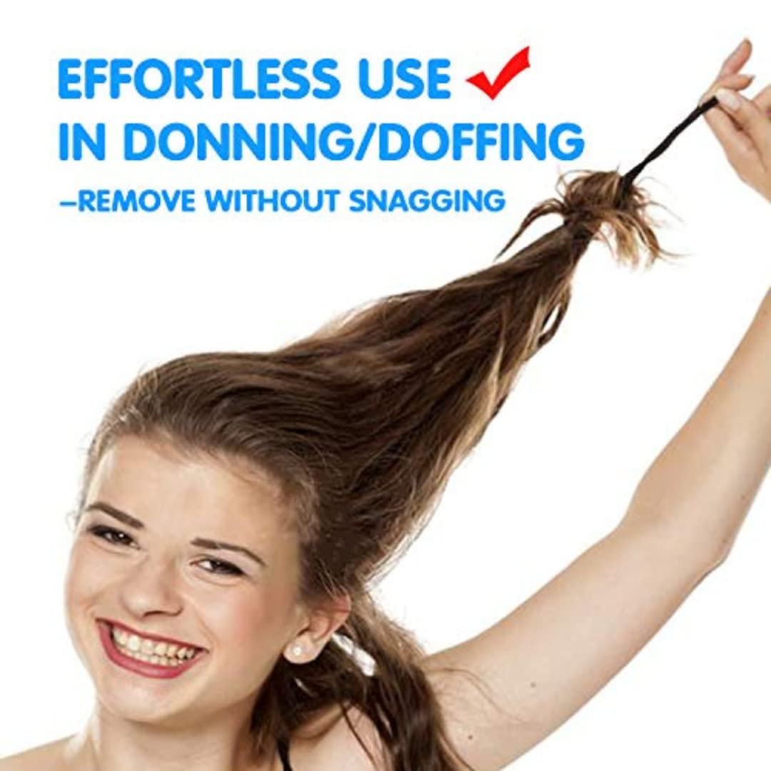 20 Pcs 2mm Black Hair Ties - Strong & Durable Hair Bands for Women, Men & Girls - Thick Hair Elastic for Ponytails & Medium Hair - Perfect for Workouts, Office & Everyday Use